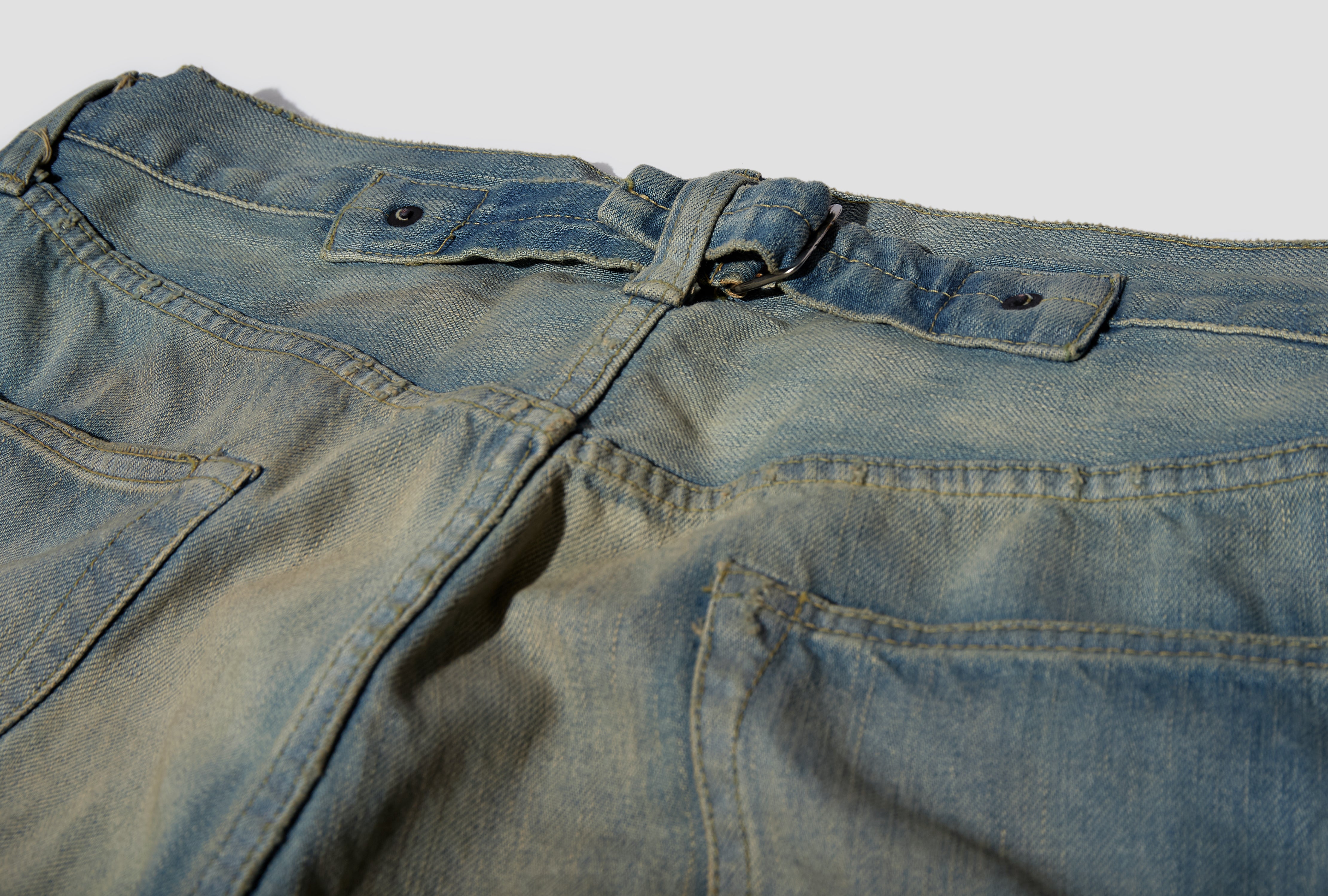 NO.37 WASHED WIDE DENIM PANTS 25AAP-04-40 Blue