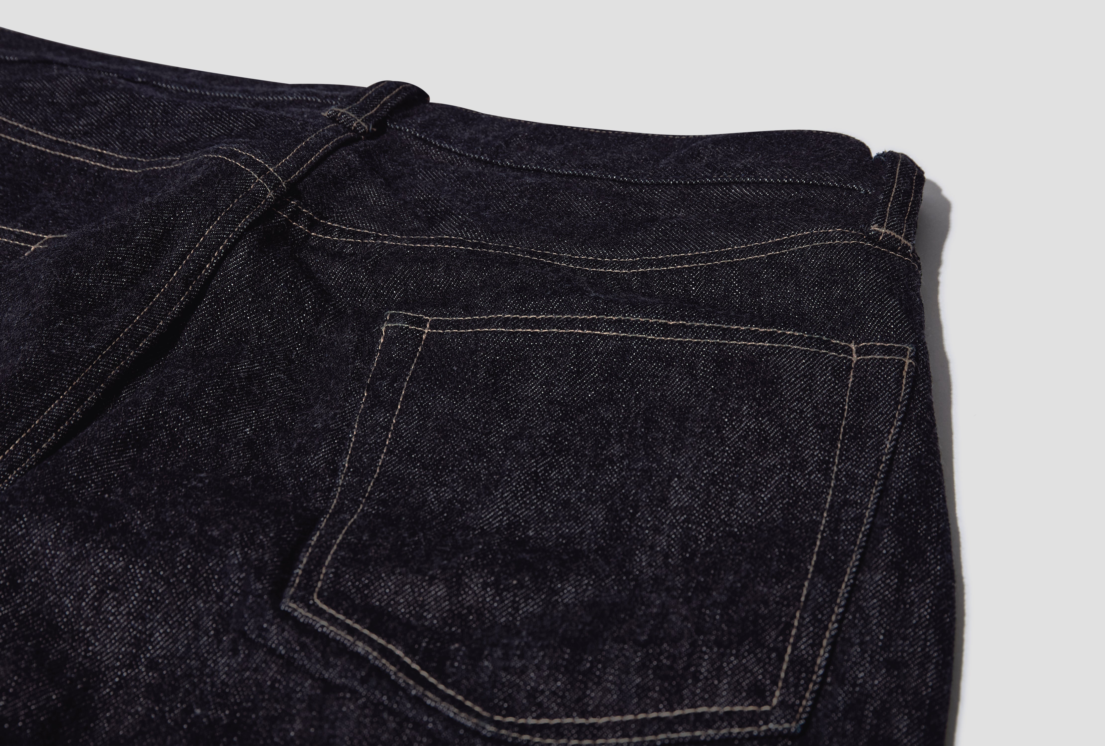 WASHED DENIM WIDE PANTS AP-4001 Blue