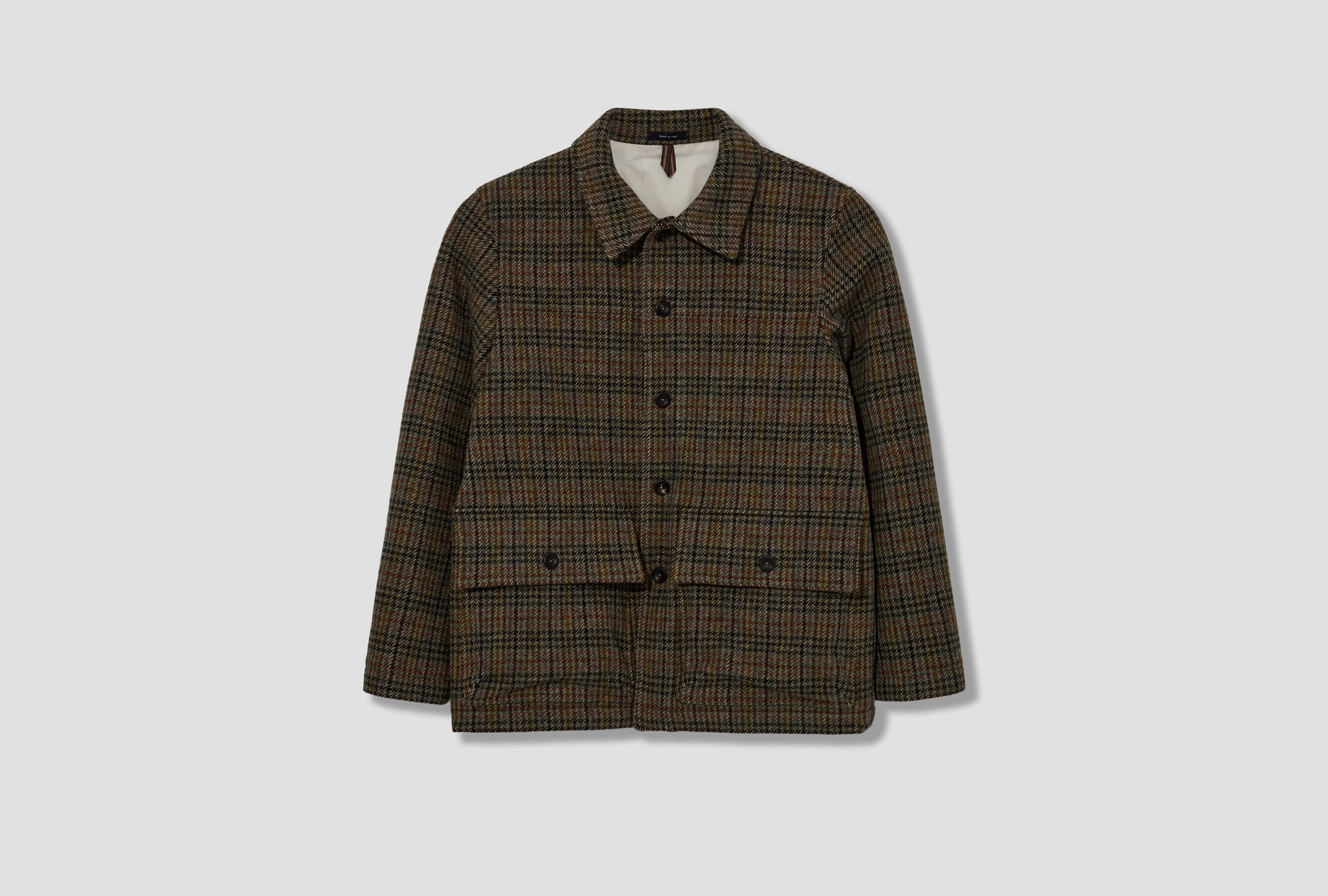 CHECK TWEED DONKEY CHORE DR2A1B 25564-01 Green