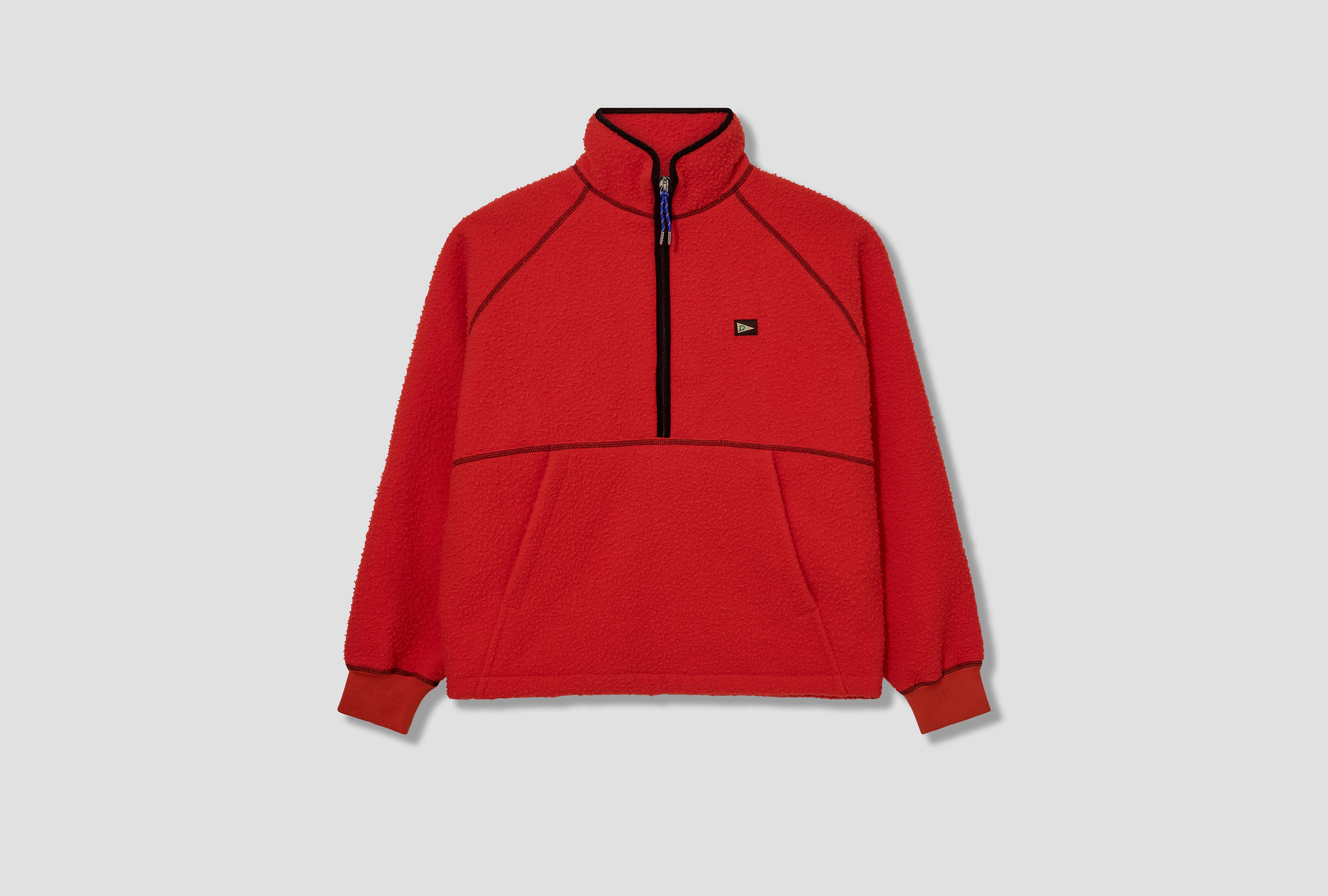 CASENTINO 1/2 ZIP FLEECE EMBROIDERY DR2A1Z 25884-01 Orange
