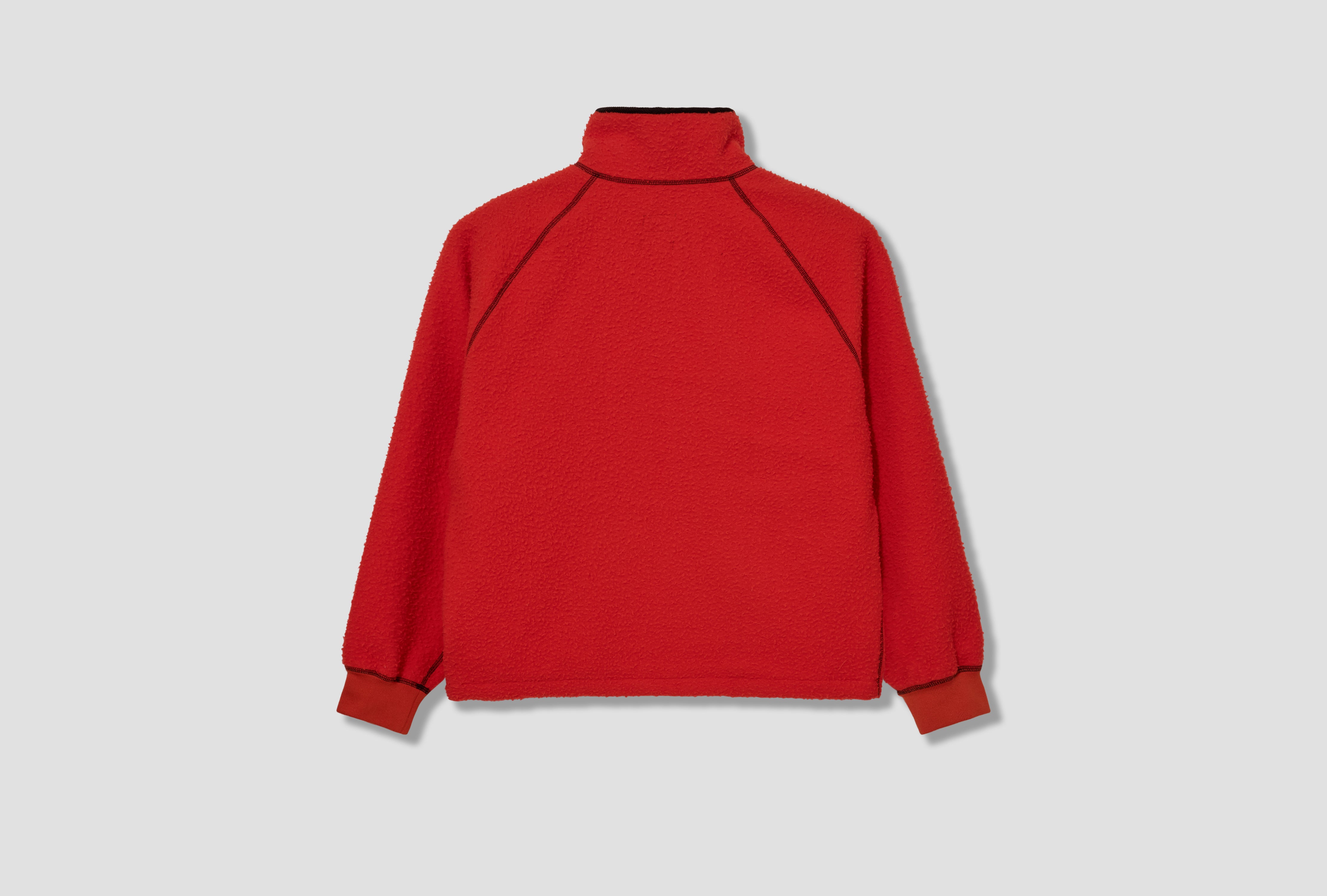 CASENTINO 1/2 ZIP FLEECE EMBROIDERY DR2A1Z 25884-01 Orange