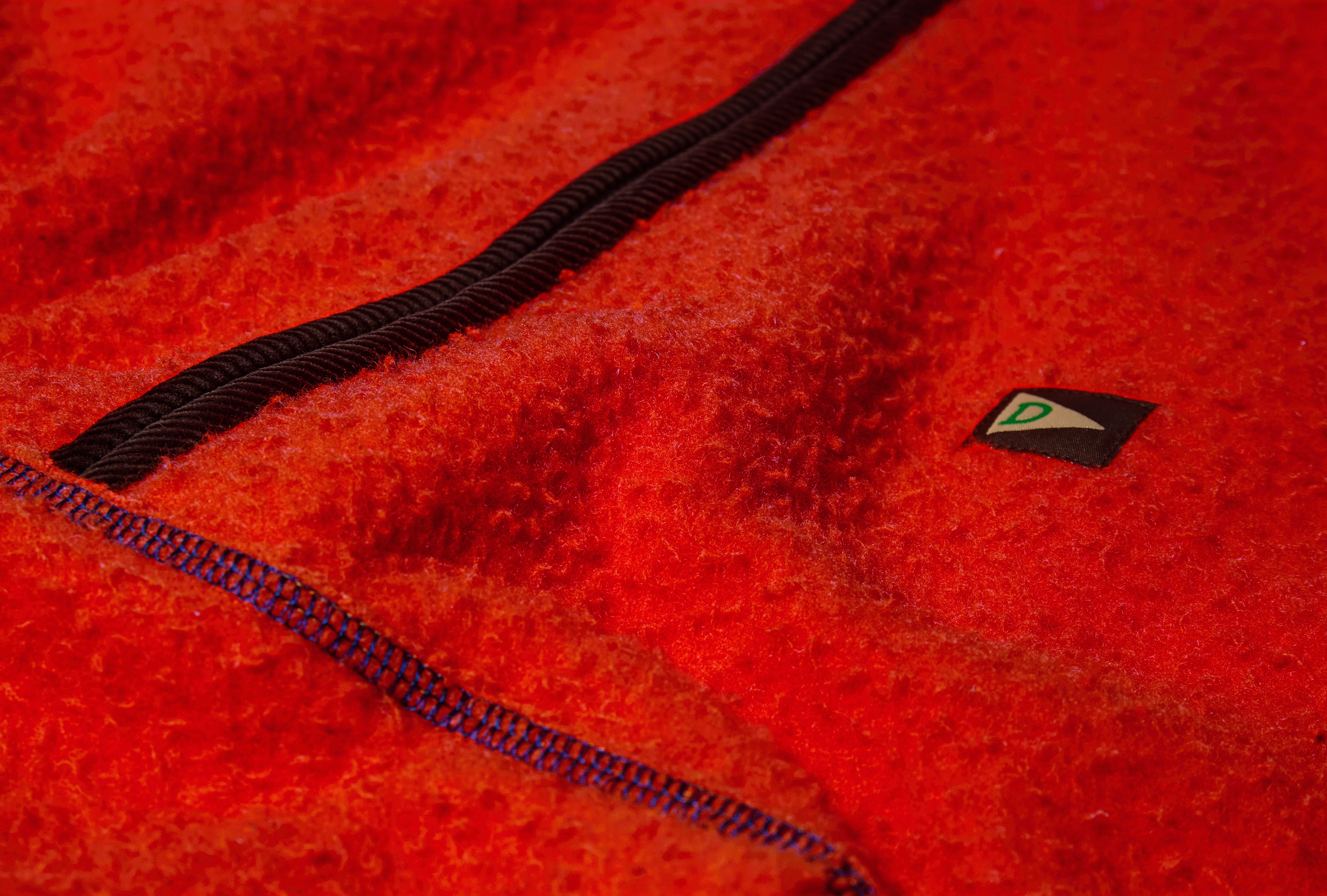 CASENTINO 1/2 ZIP FLEECE EMBROIDERY DR2A1Z 25884-01 Orange