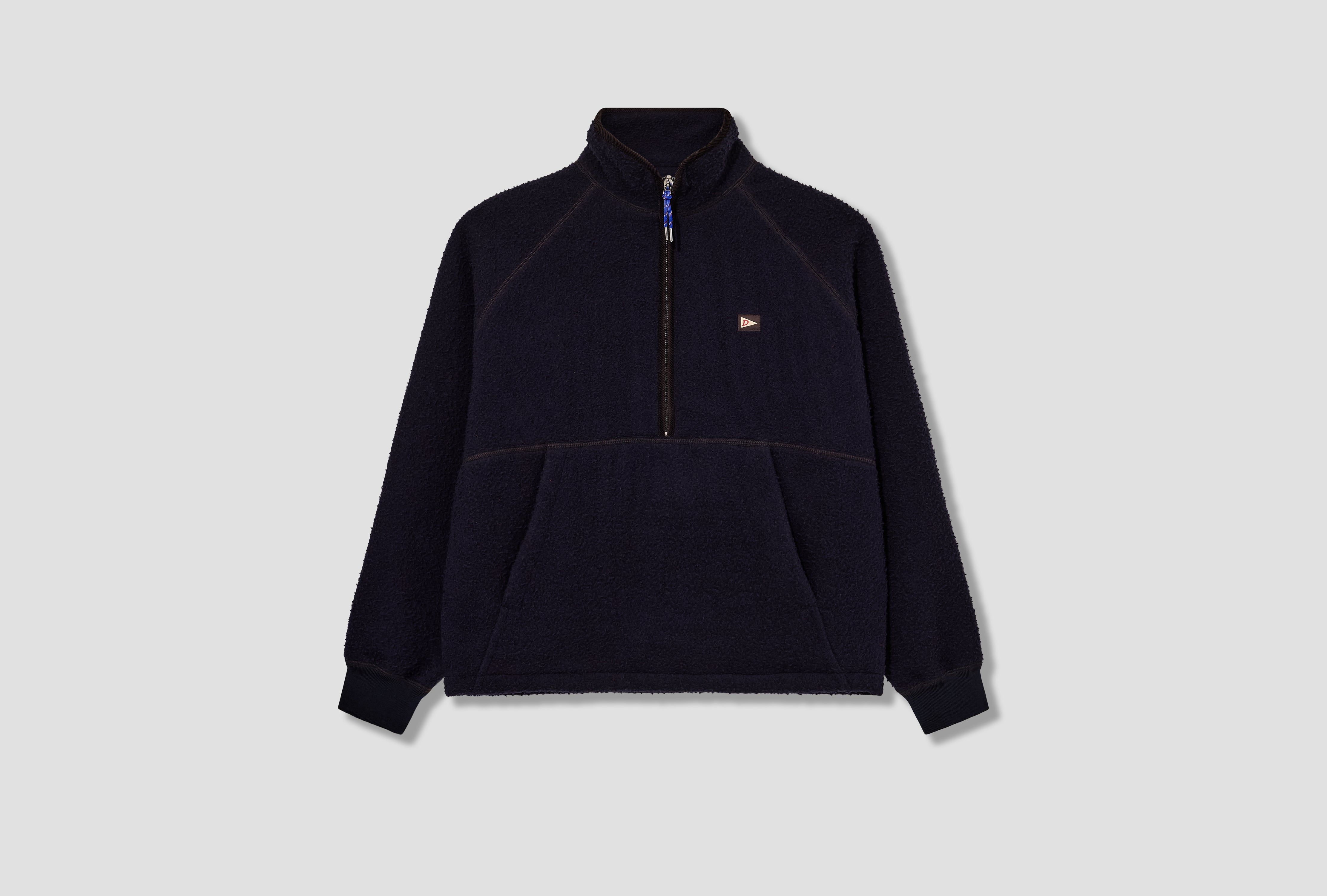 CASENTINO 1/2 ZIP FLEECE EMBROIDERY DR2A1Z 25884-02 Navy