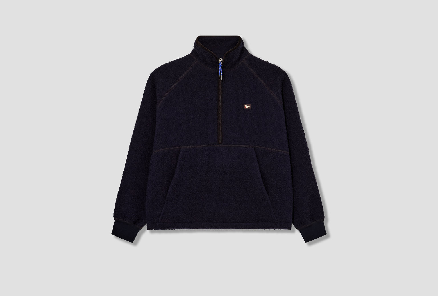 CASENTINO 1/2 ZIP FLEECE EMBROIDERY DR2A1Z 25884-02 Navy