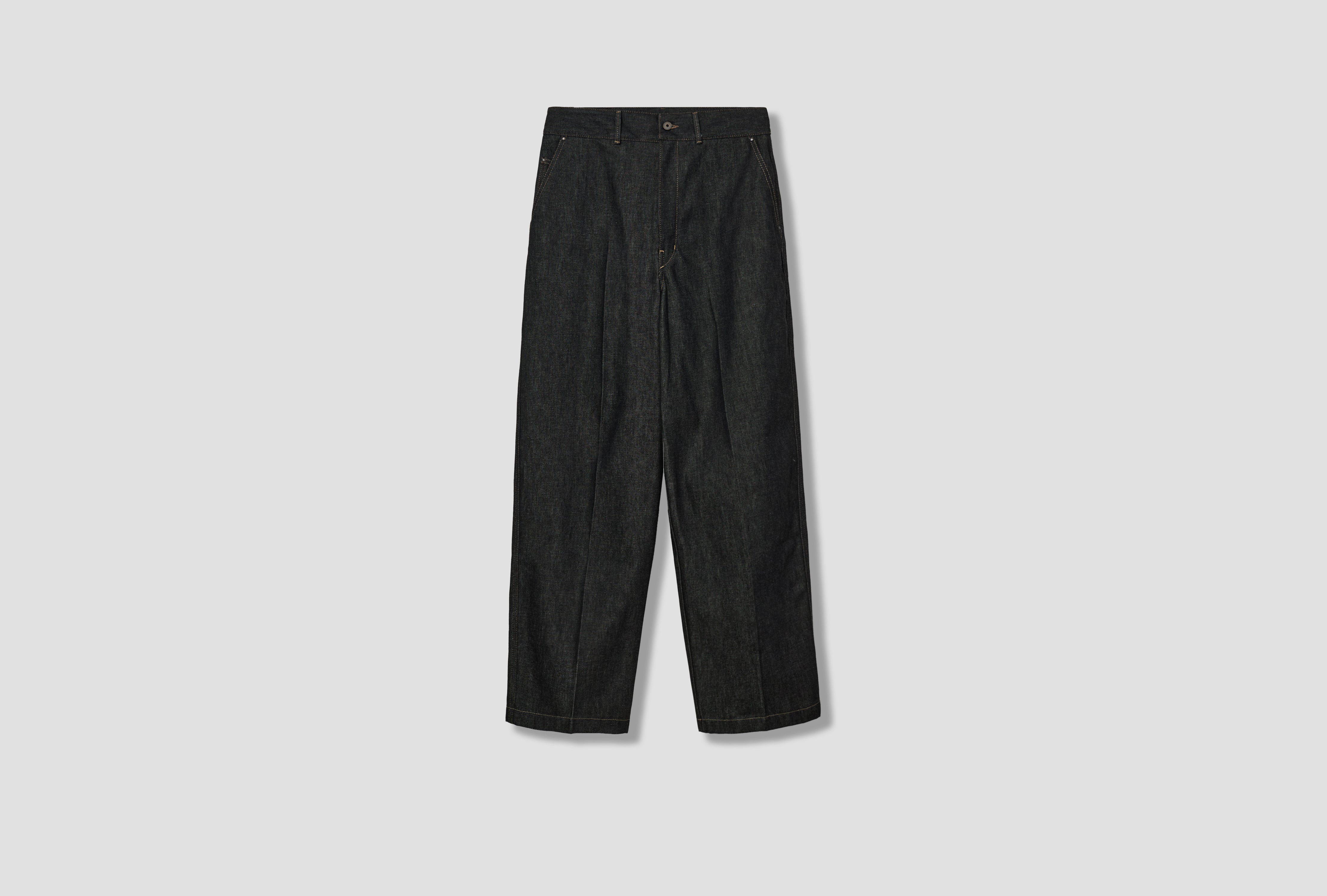 MAXI BARREL WORKWEAR PANTS - HEAVY SLATE DENIM PA1261 LD1061 Dark grey
