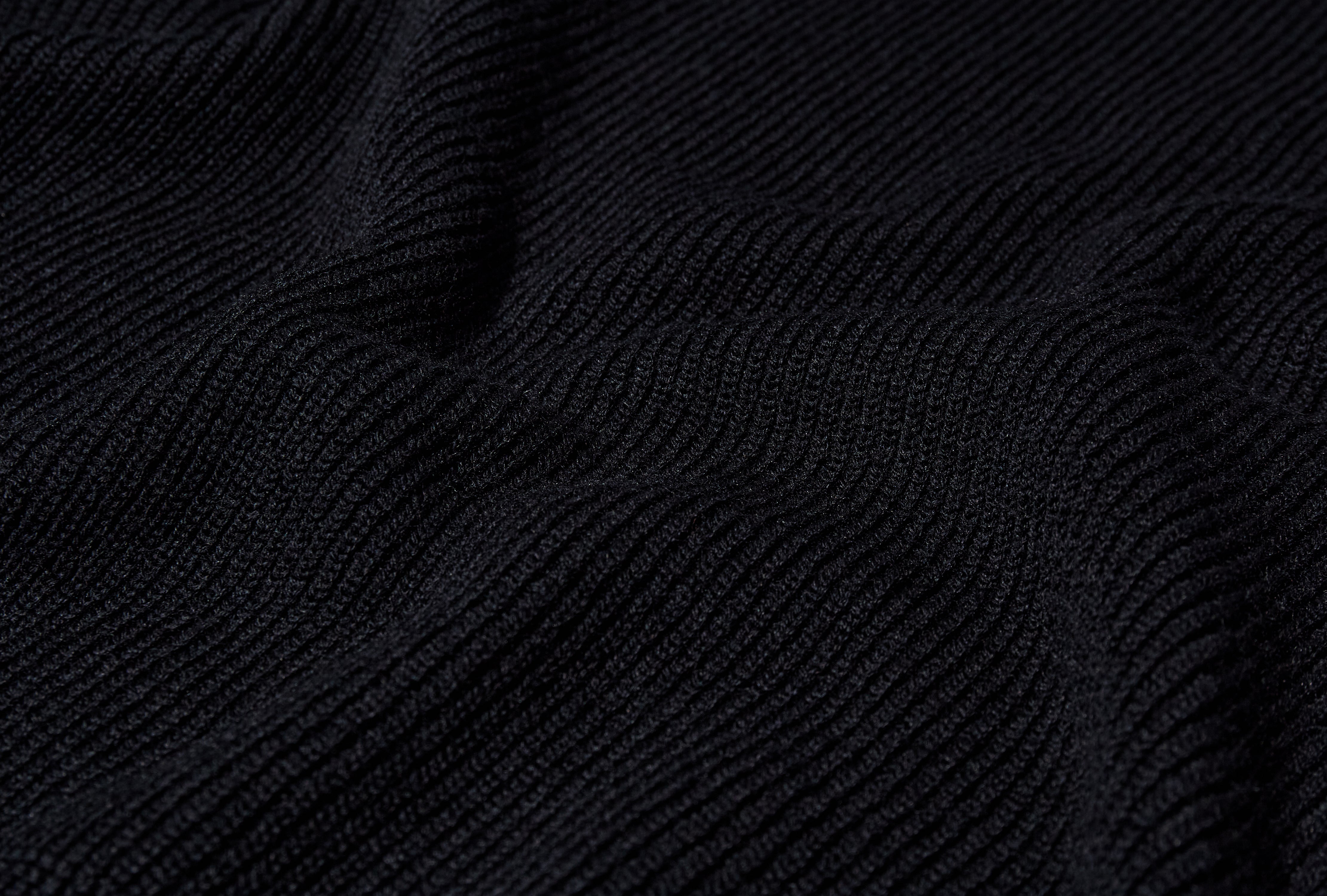 BOXY ROUND NECK SWEATER - VIRGIN WOOL TO1419 LK1042 Black