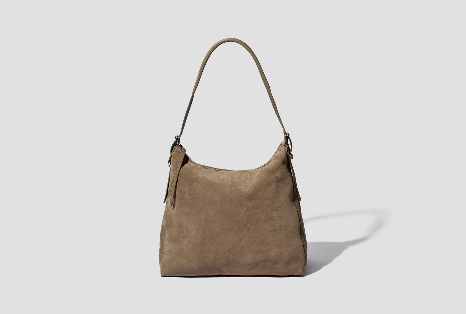 BELTED HOBO BAG - SUEDE LEATHER BG0189 LL0125 Brown