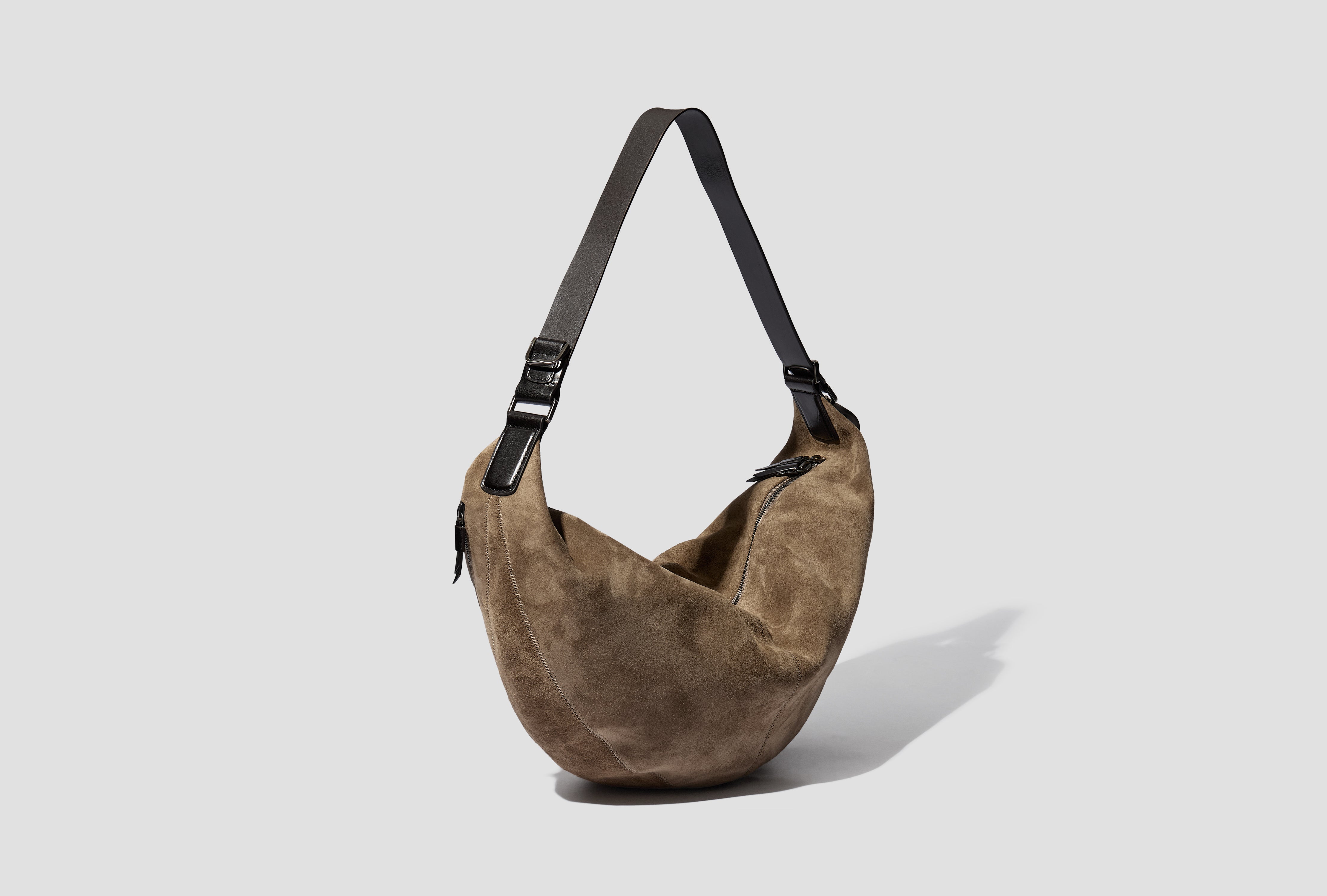 QUIVER CLIP BAG - SUEDE LEATHER BG0178 LL0125 Brown