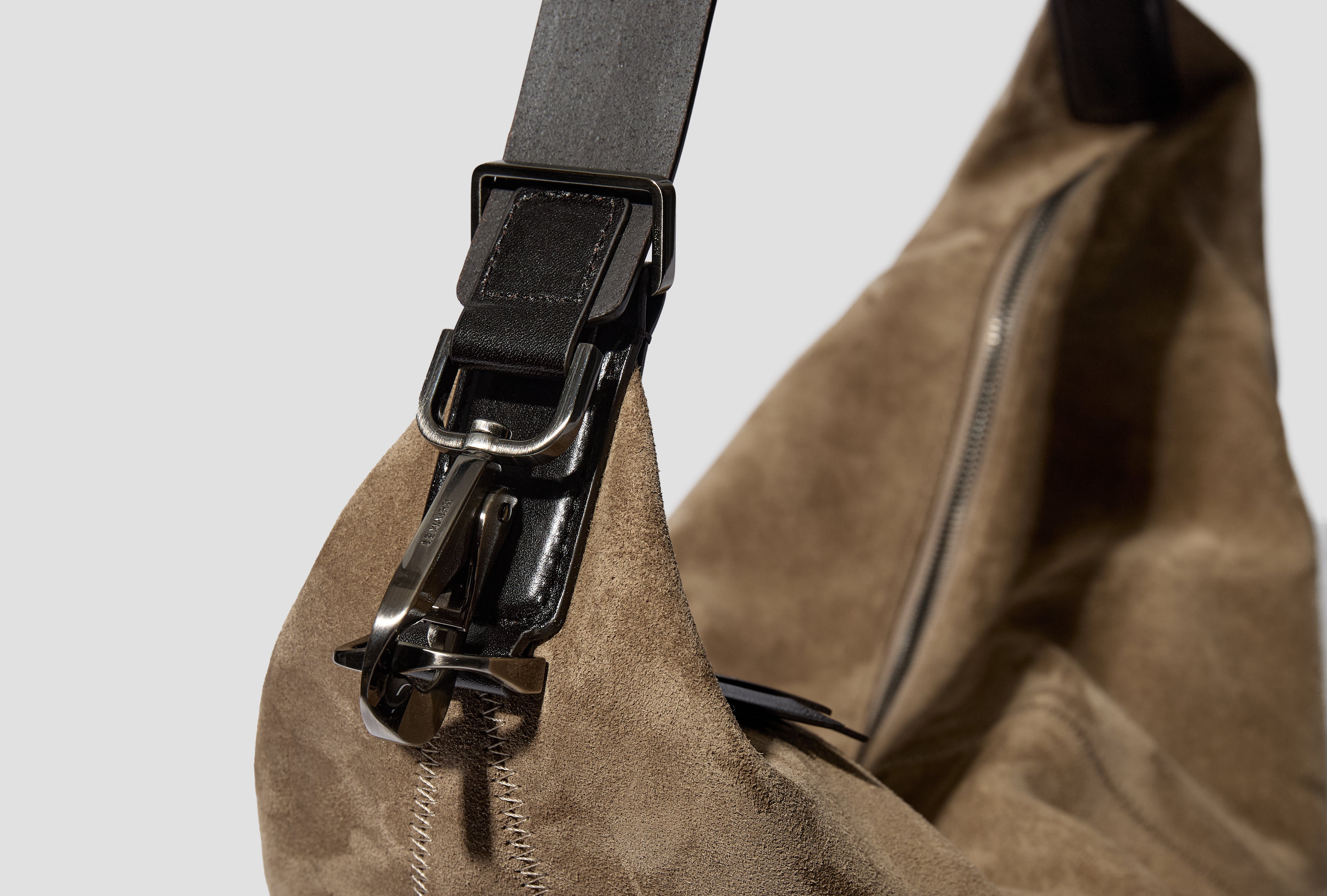 QUIVER CLIP BAG - SUEDE LEATHER BG0178 LL0125 Brown