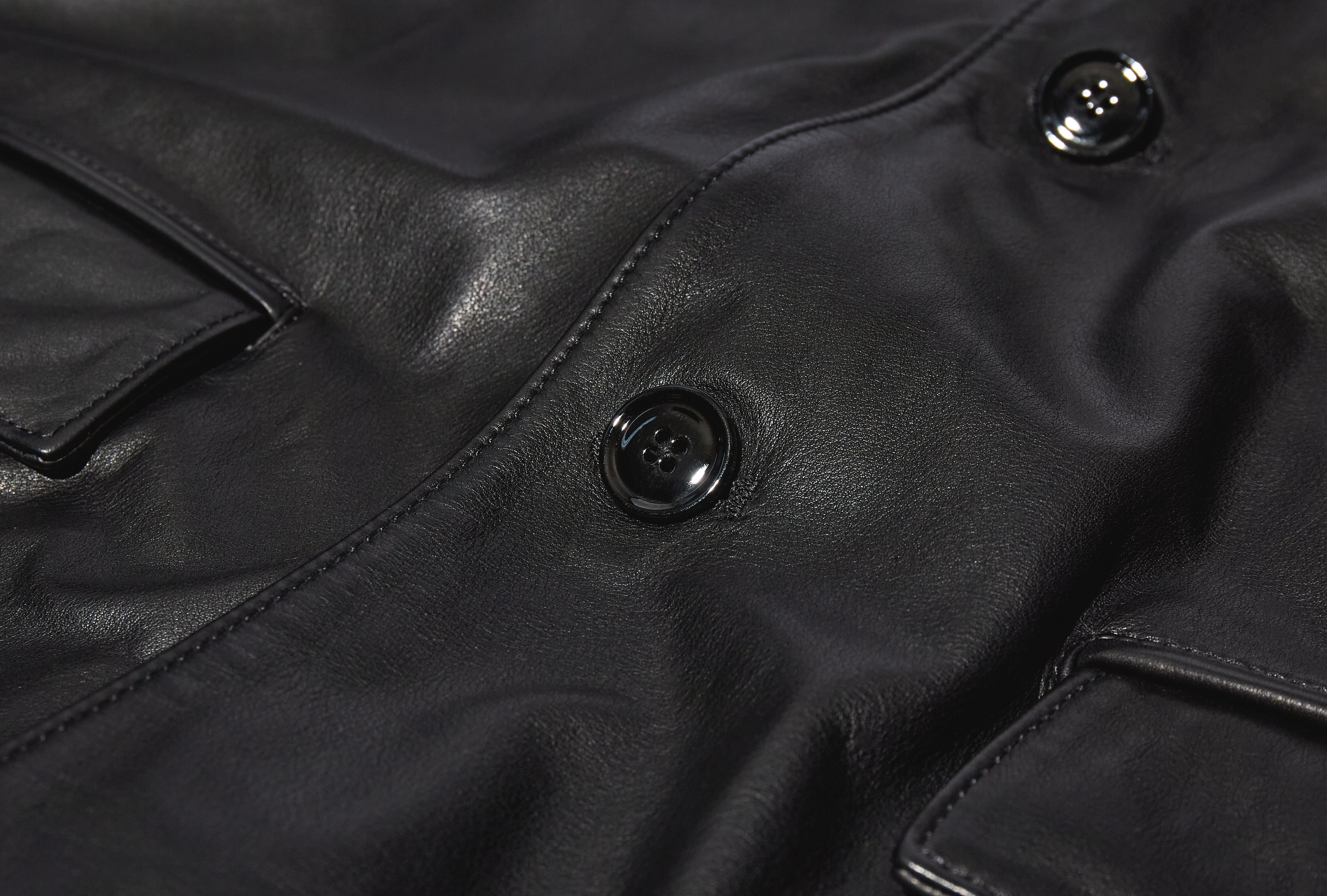 LEATHER SB JACKET - NAPPA LAMB OW1184 LL0142 Black