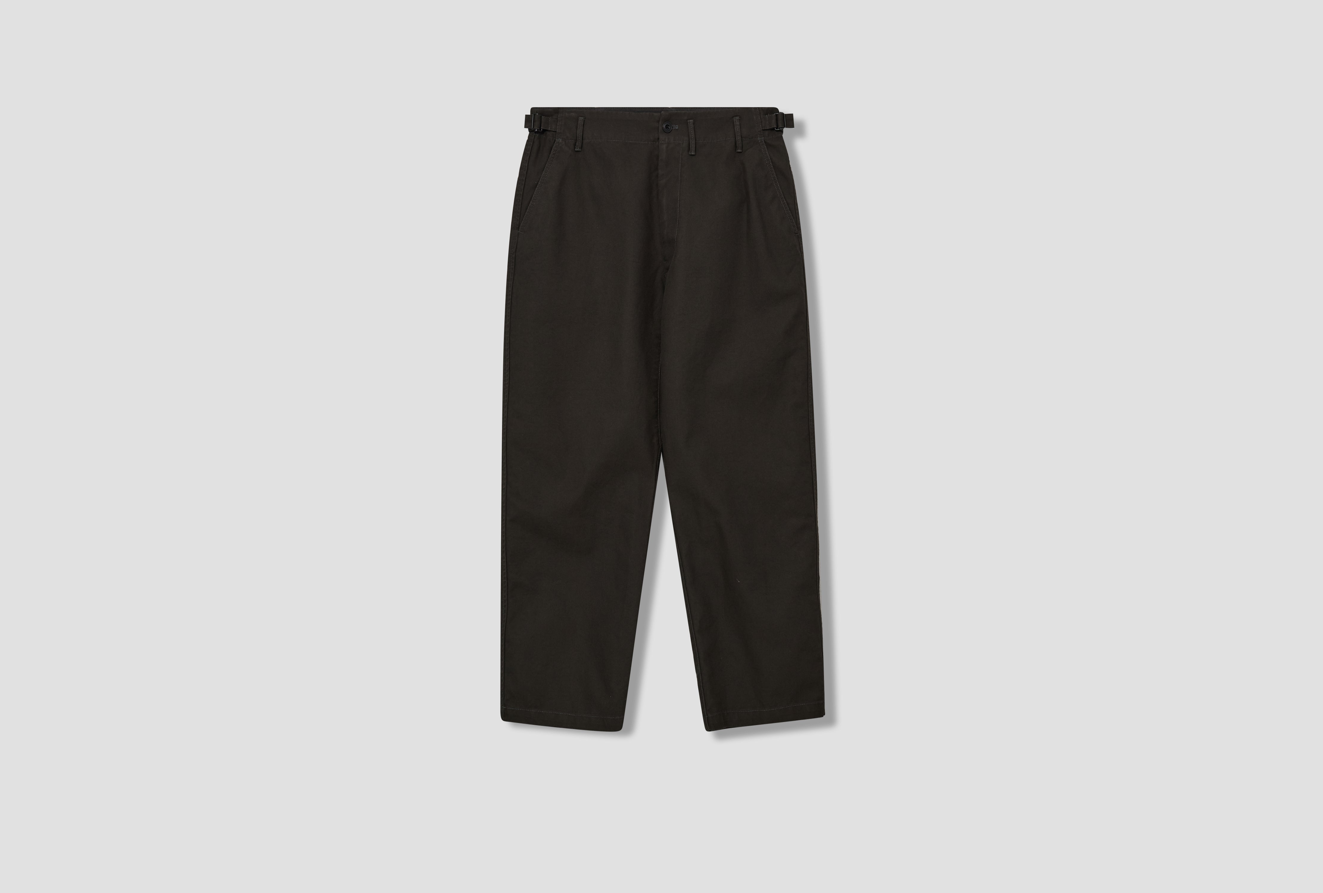 CARROT PANTS - HEAVY COTTON TWILL PA1254 LF1452 Brown
