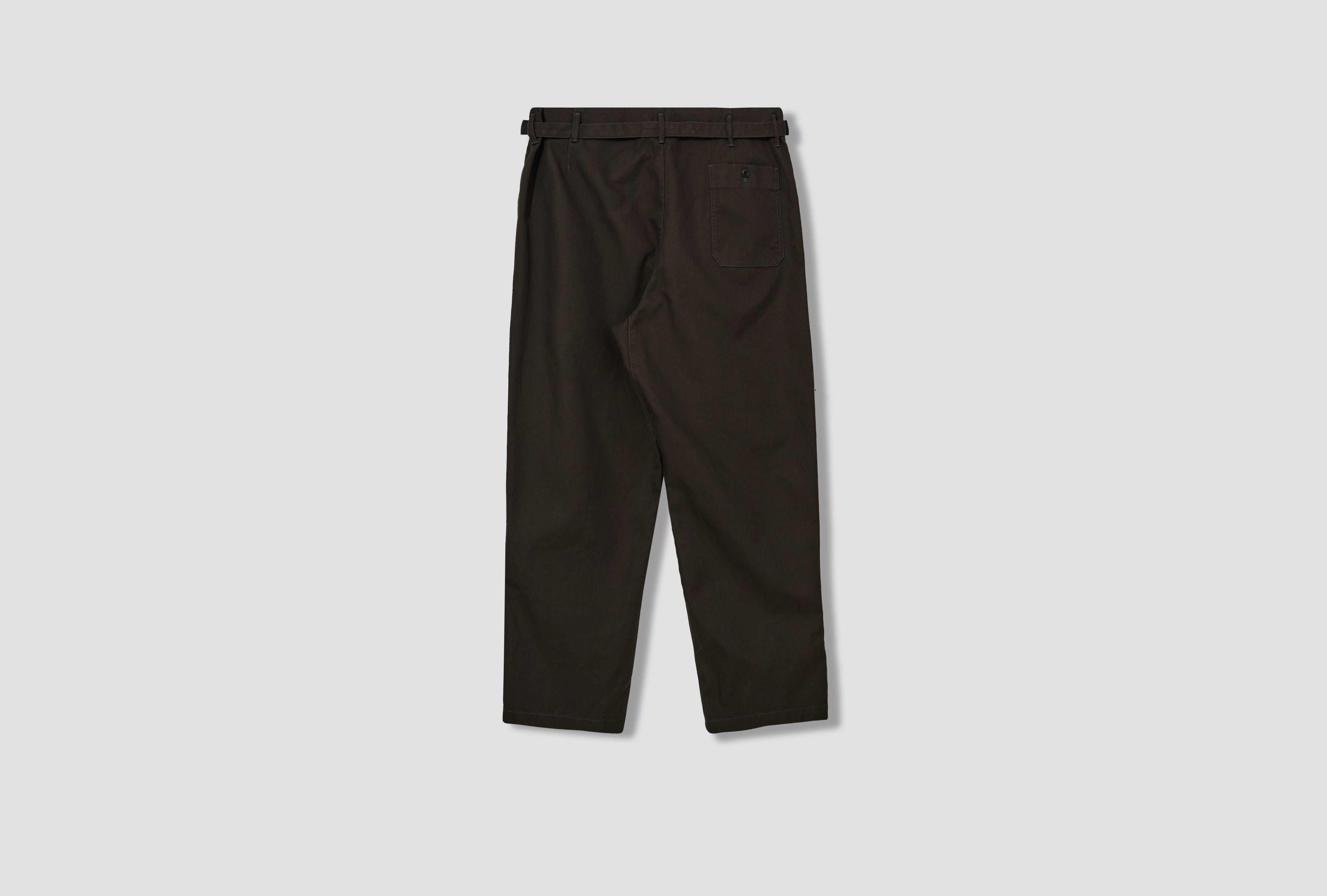 CARROT PANTS - HEAVY COTTON TWILL PA1254 LF1452 Brown