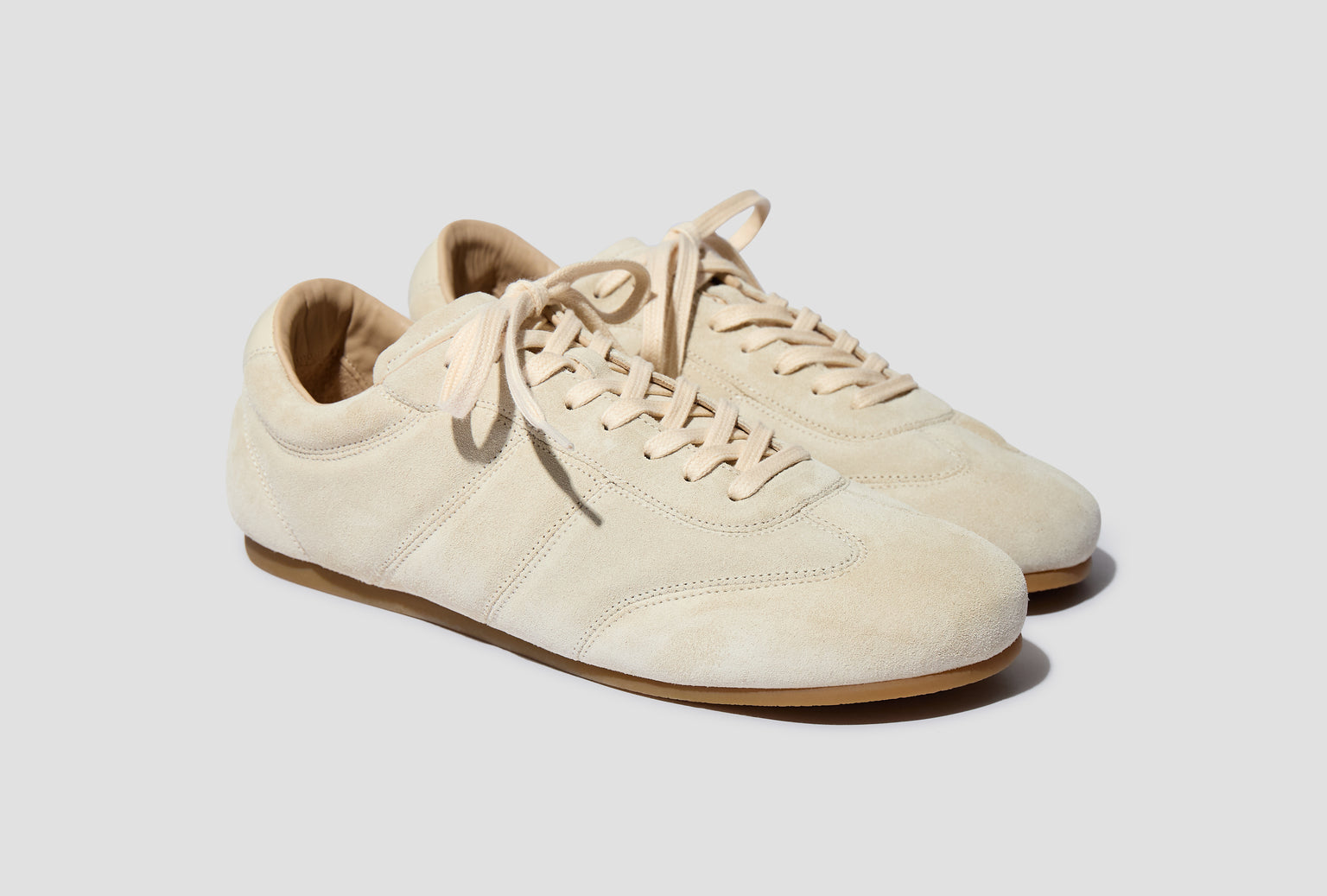 SOFT RUNNER - SOFT SUEDE LEATHER FO0227 LL0134 Off white