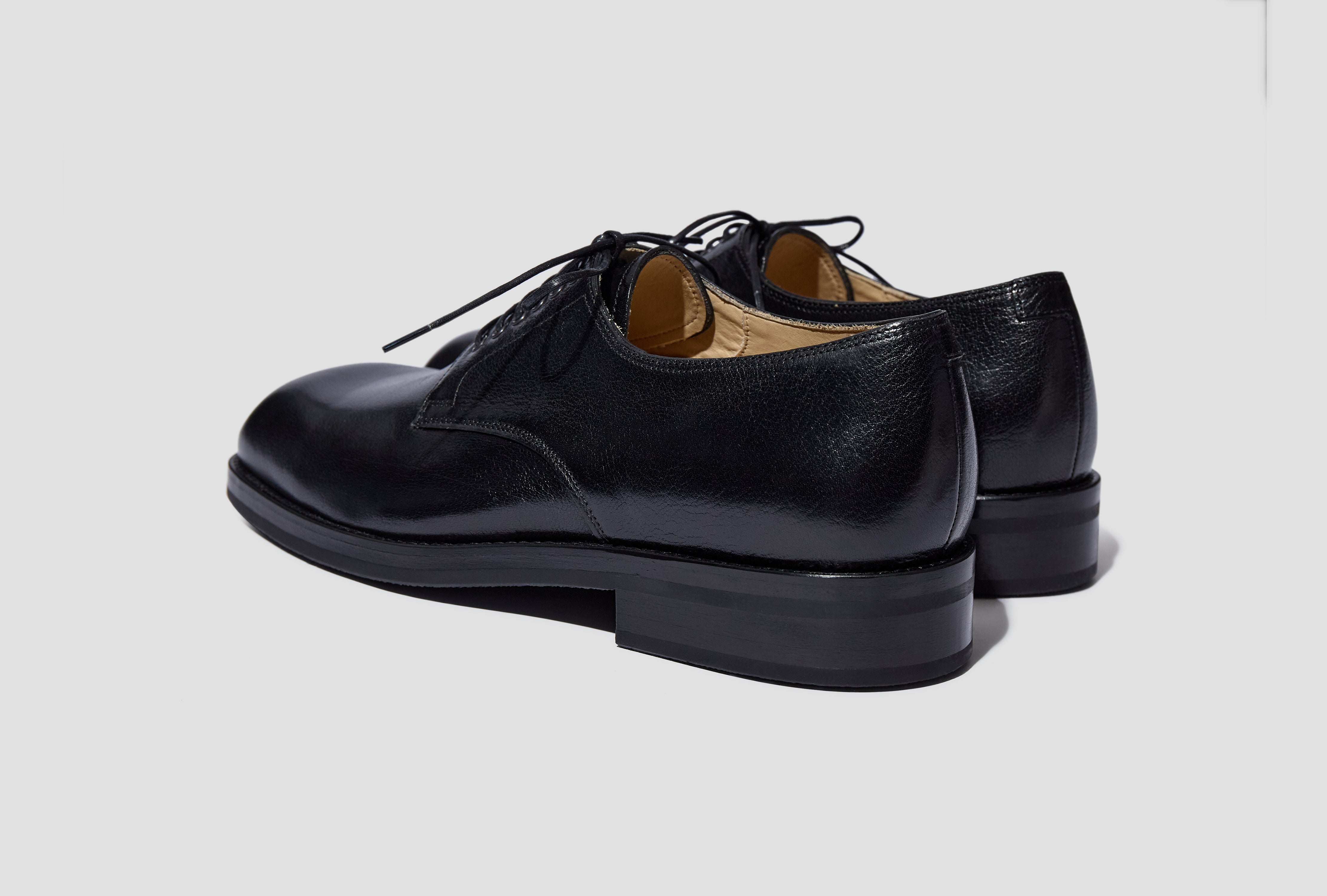 DERBIES - SHINY BUFFALO LEATHER FO0244 LL0042 Black