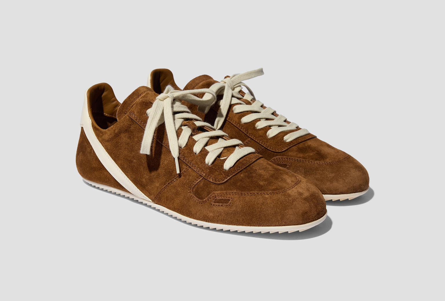 MINIMAL SNEAK - SUEDE LEATHER / CHESTNUT/MILK/MILK RU02E1889 LVSLCO
