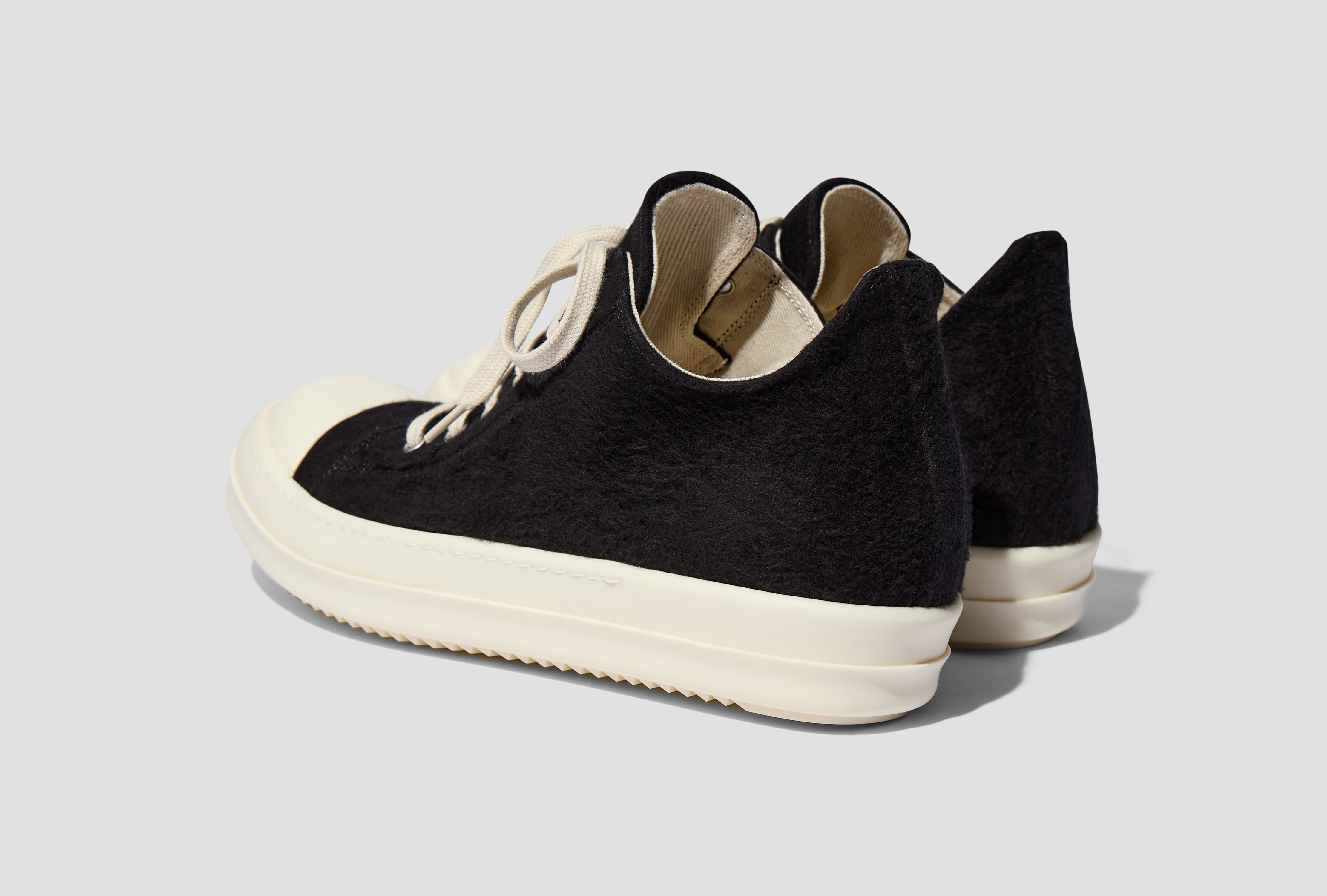 LOW SNEAKS - BRUSHED COTTON / BLACK/MILK/MILK DU02E7802 BMO