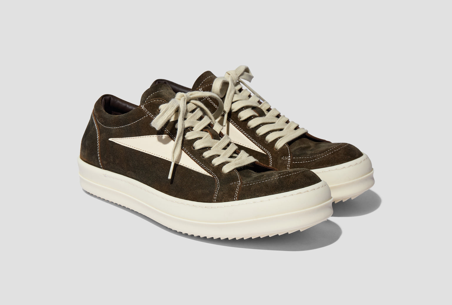 VINTAGE SNEAKS - INDIGO SUEDE AND SUEDE LEATHER / INDIGO/MILK/MILK RR02E1897 LCSILV