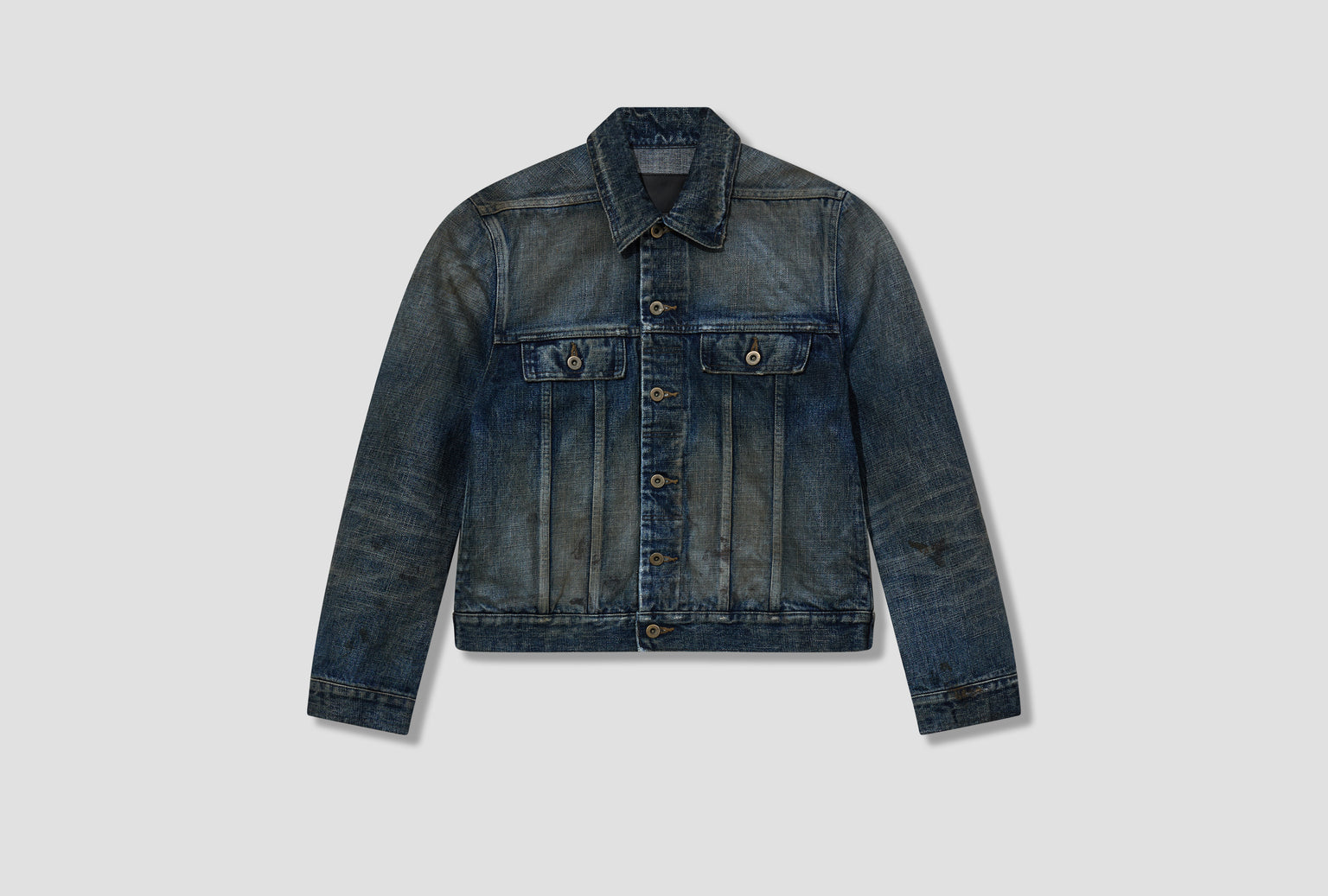 TRUCKER JKT - 16,5OZ VINTAGE INDIGO DENIM / VINTAGE INDIGO DL02E2788 HVWJP