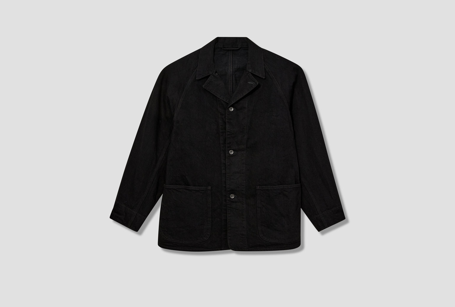 BLACK DENIM WORK JACKET C03-01002 Black