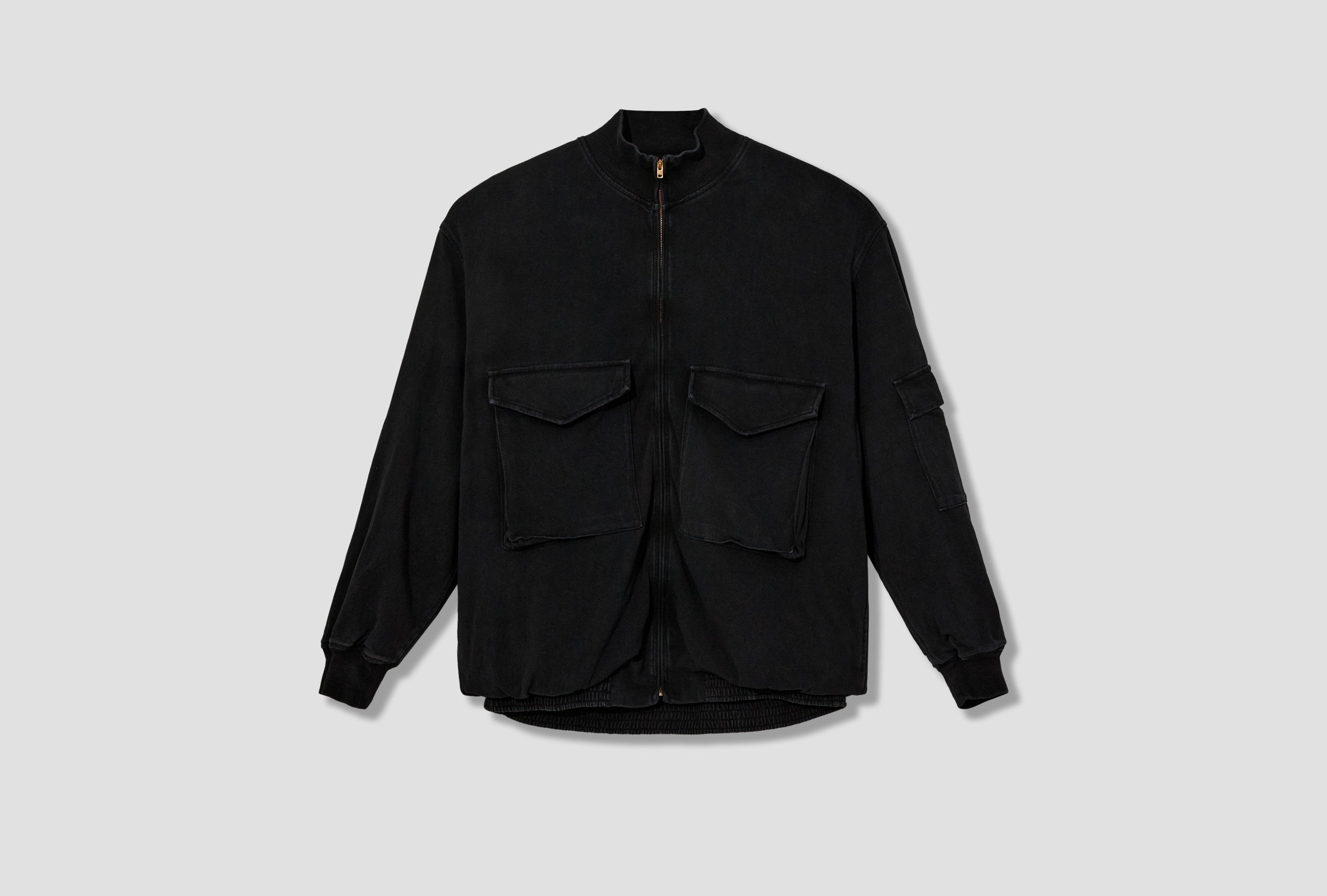 COTTON JERSEY G8 JACKET C03-05005 Black