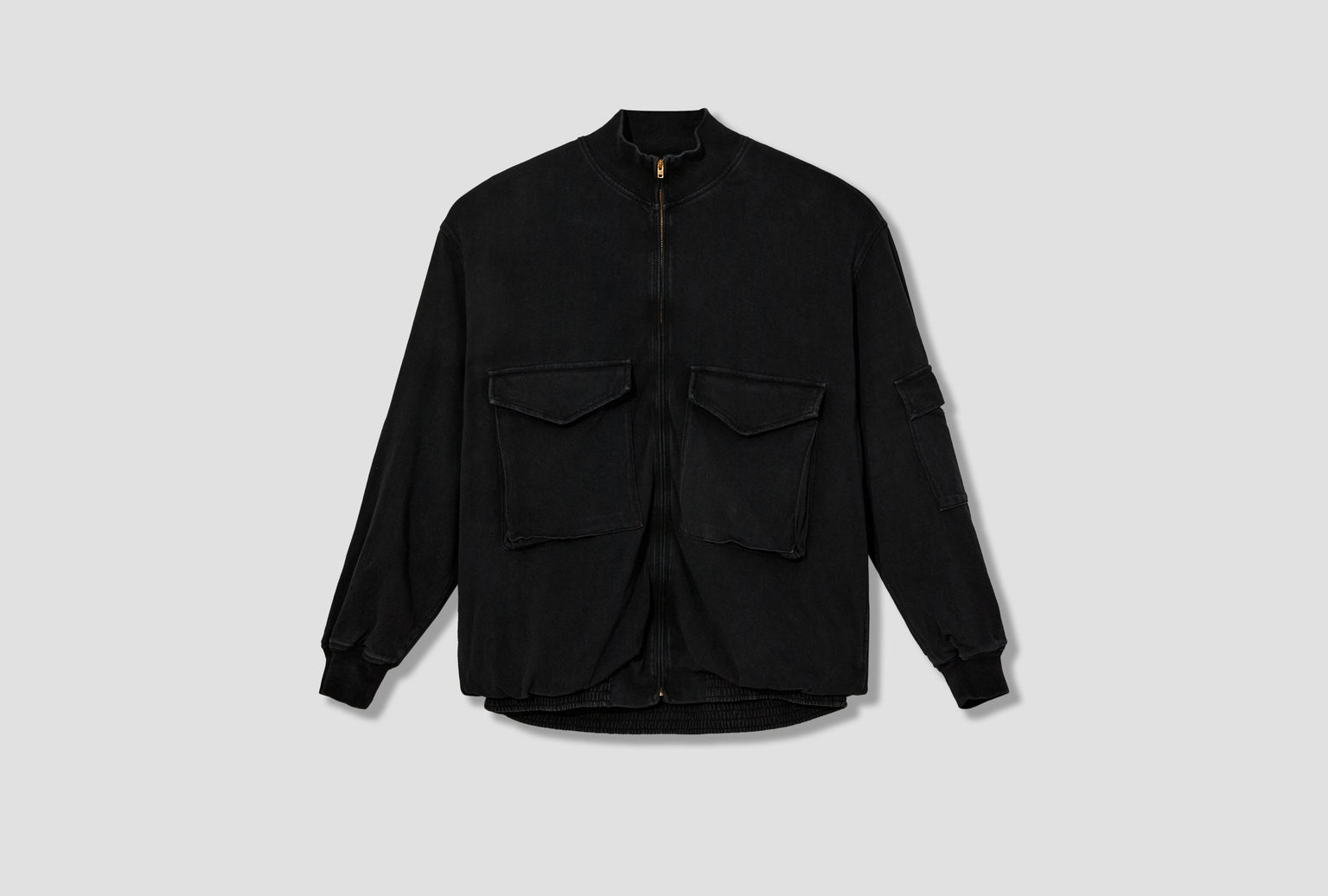 COTTON JERSEY G8 JACKET C03-05005 Black