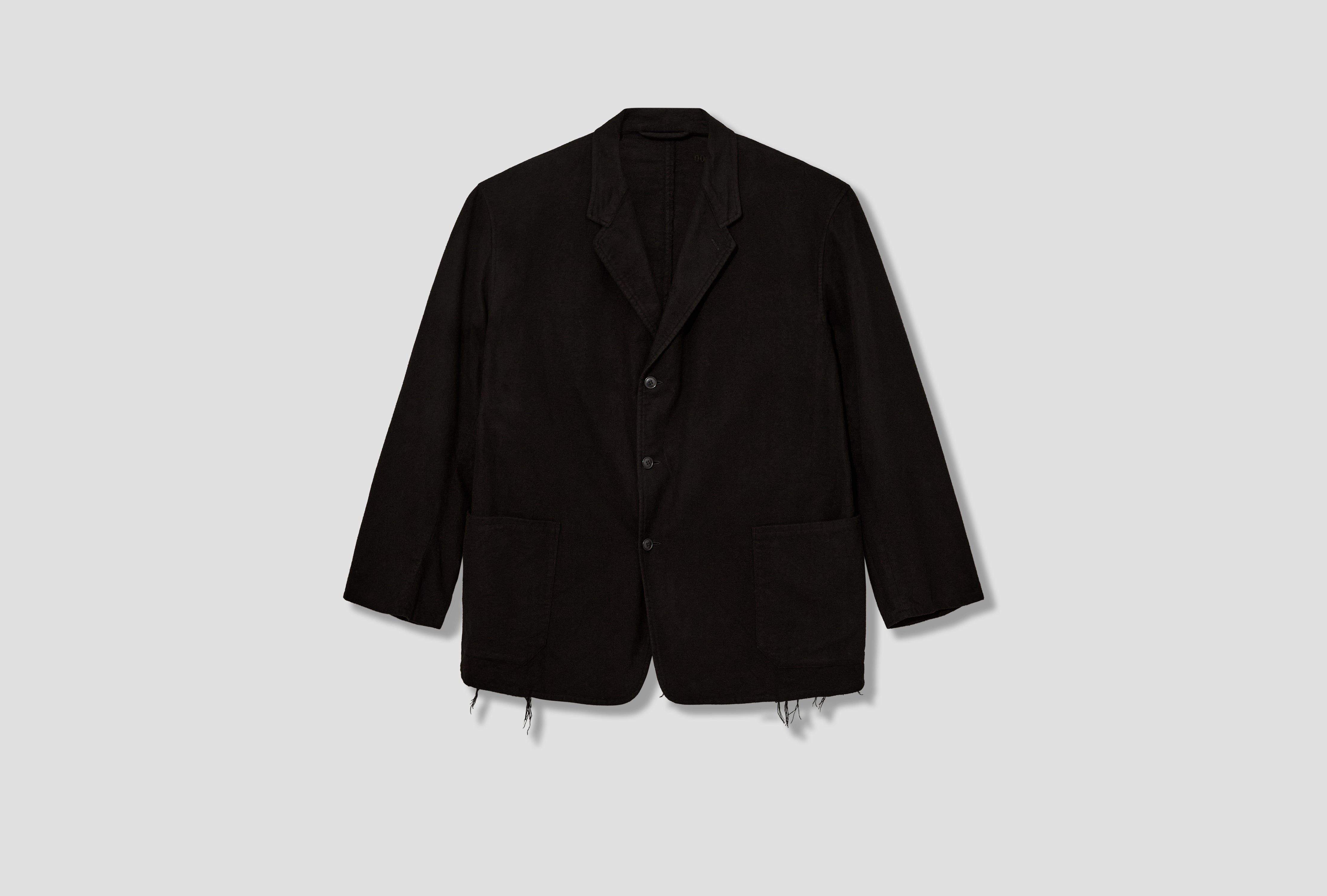 COTTON FLANNEL JACKET C03-01004 Black