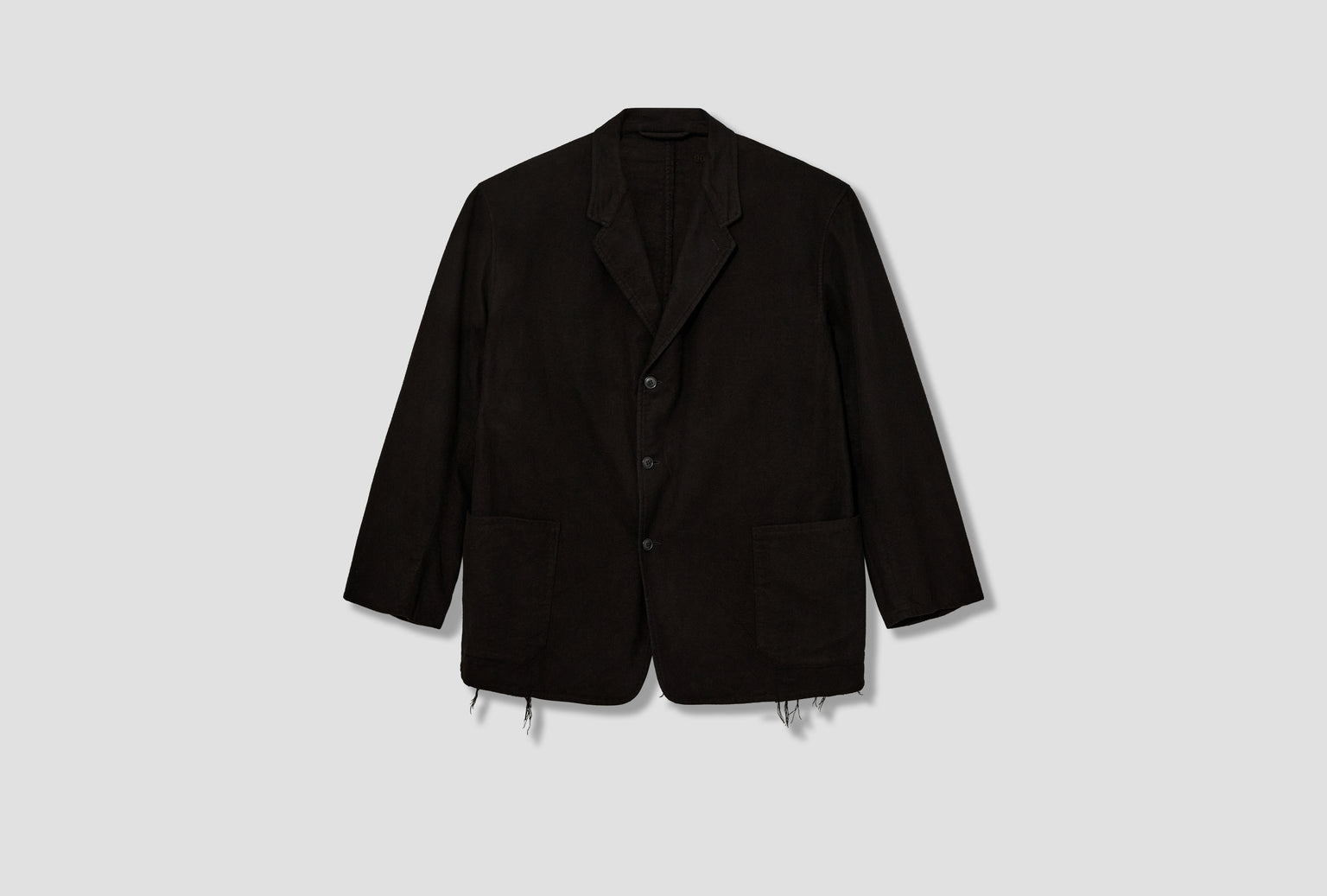 COTTON FLANNEL JACKET C03-01004 Black