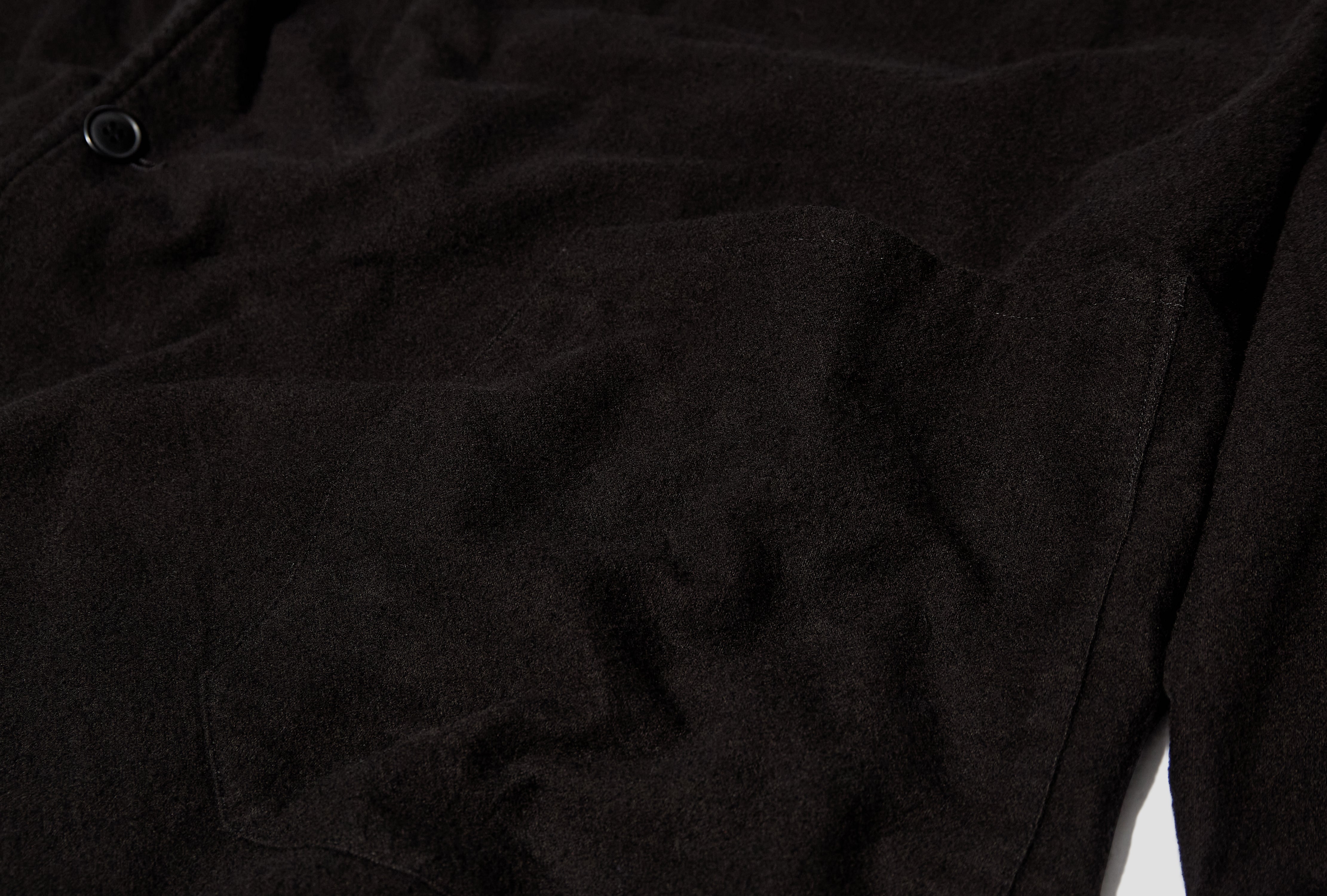COTTON FLANNEL JACKET C03-01004 Black