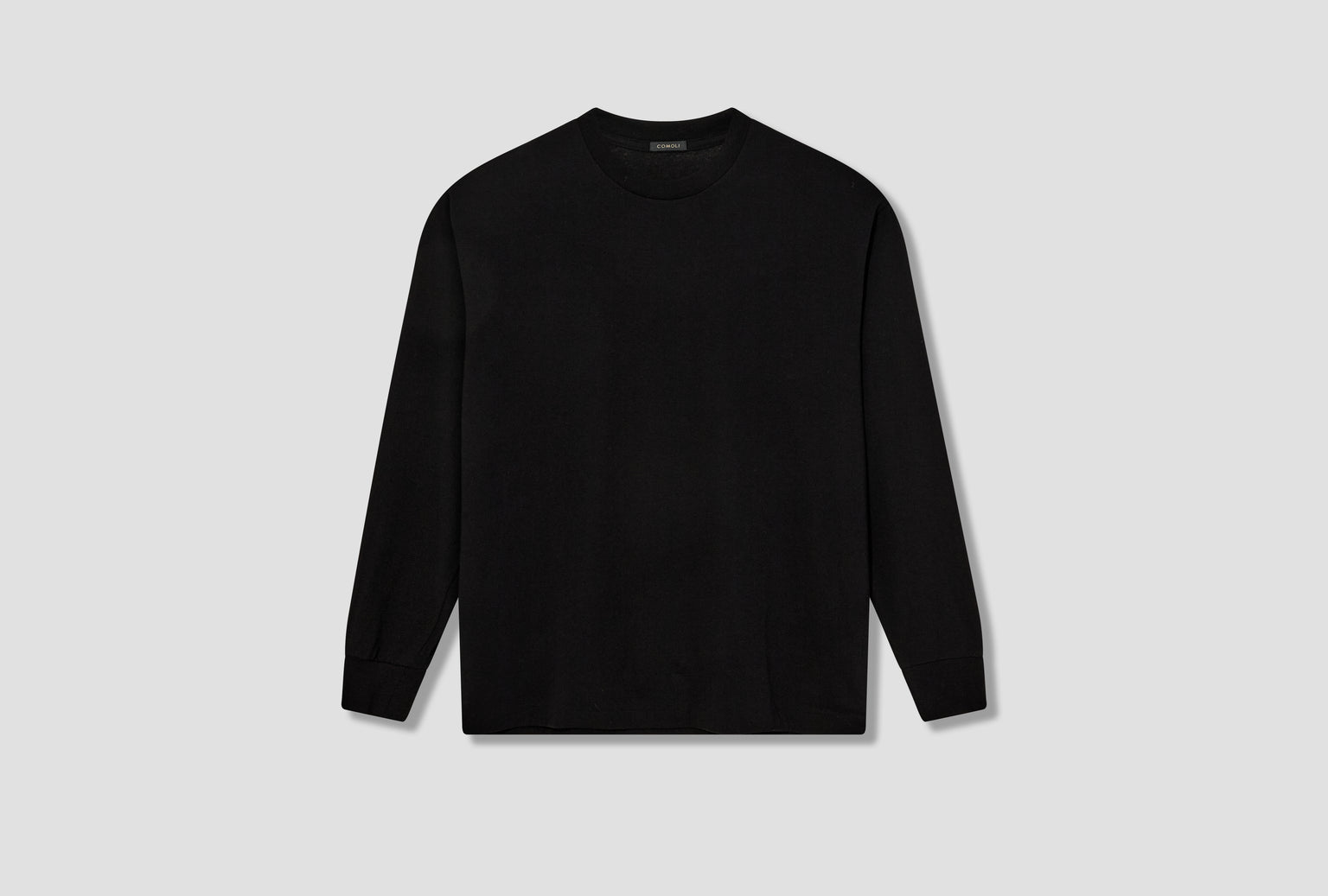 COTTON JERSEY LONG SLEEVE T-SHIRT C03-05004 Black