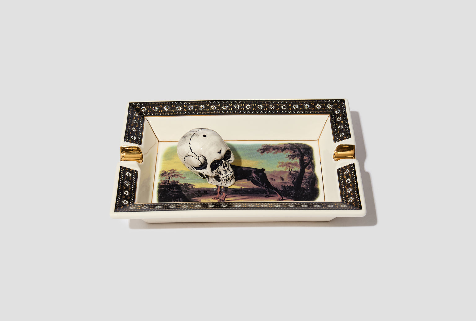 SQUARE INCENSE TRAY 252AINH-AC01 Black