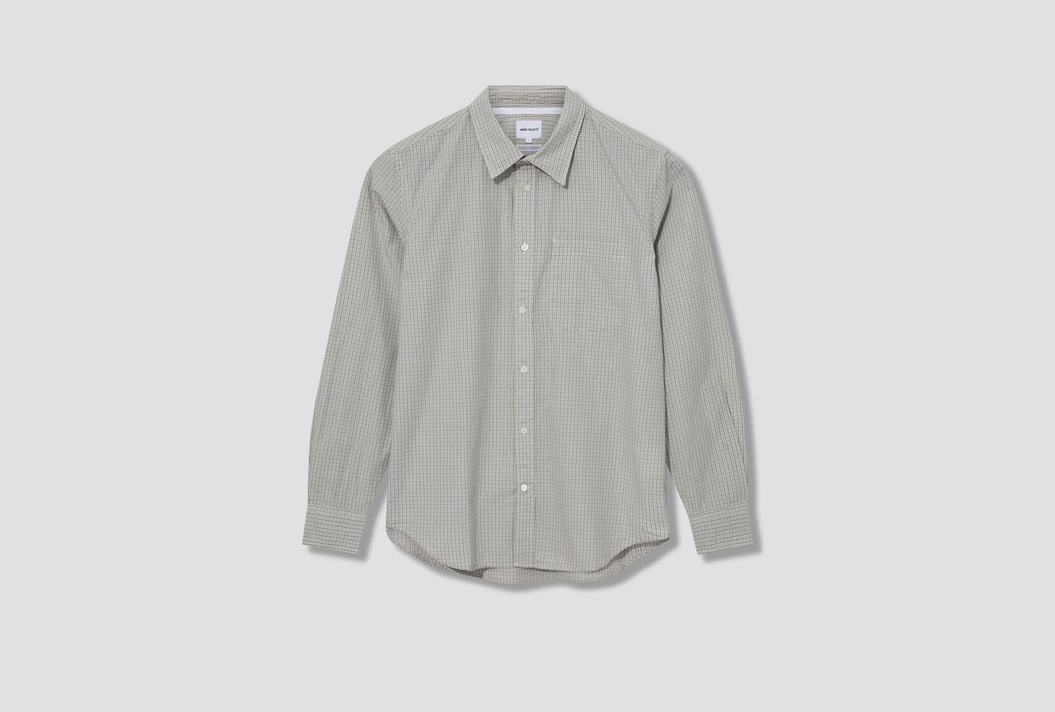 ALGOT POPLIN CHECK SHIRT N40-0846 Beige