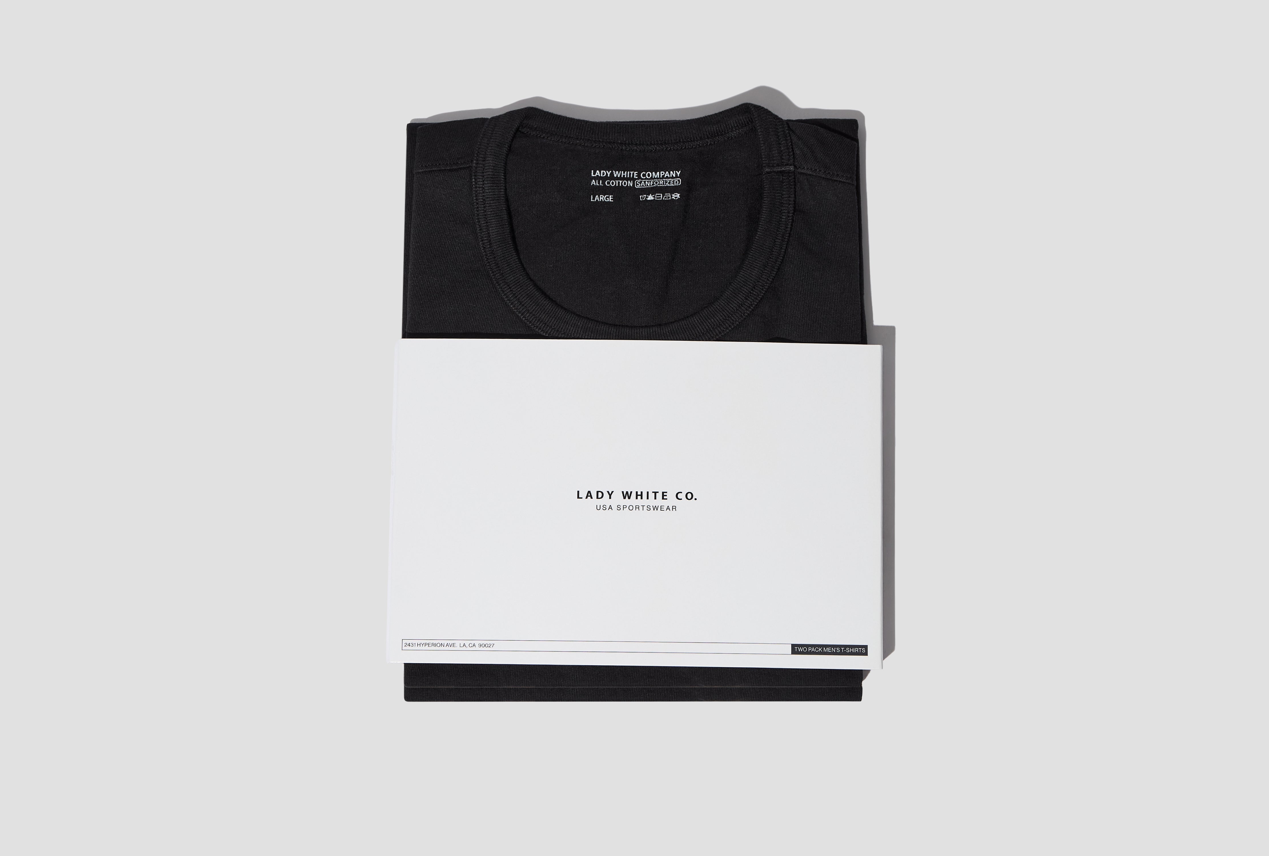 OUR T-SHIRT 2-PACK LW101T Black