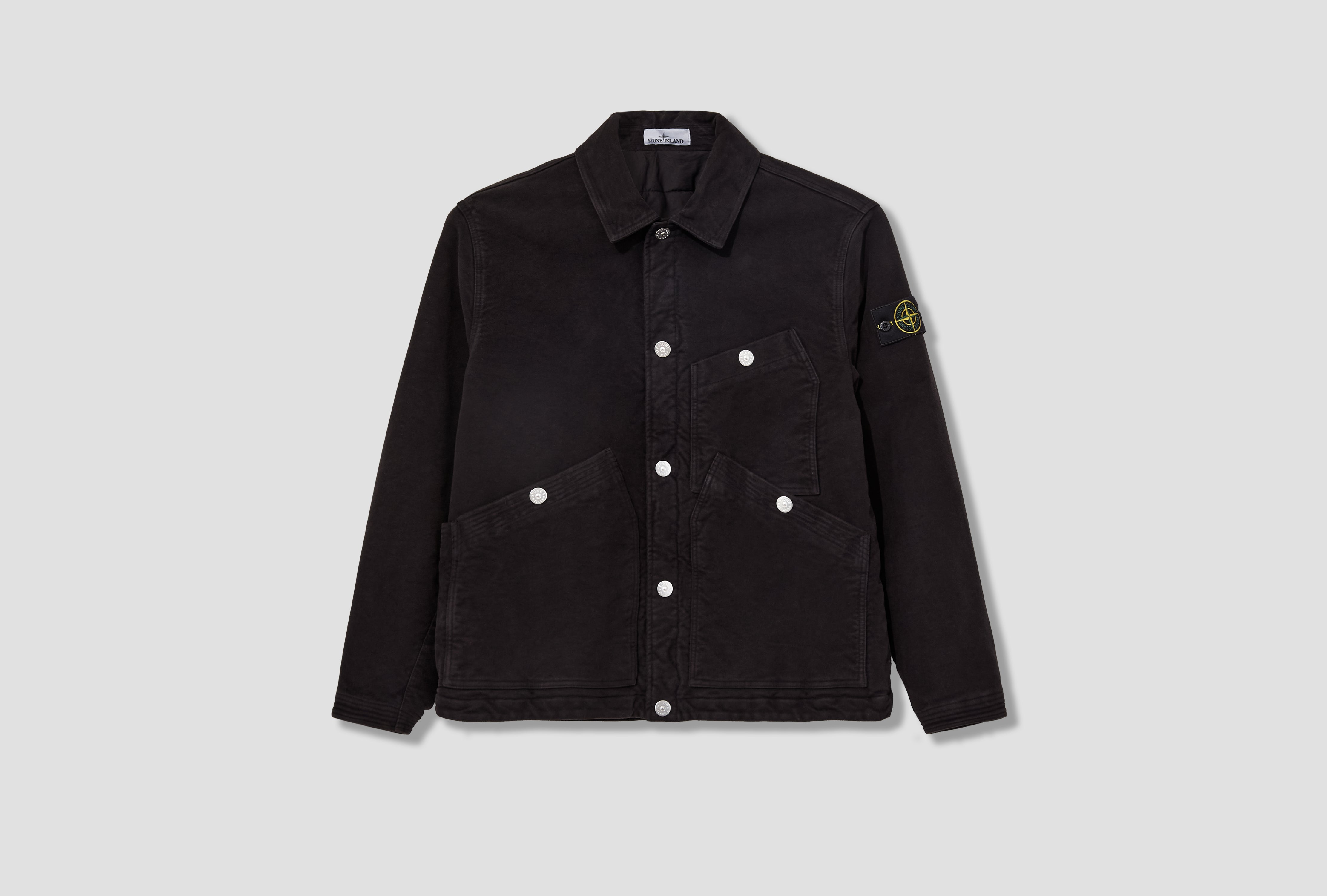 COTTON MOLESKIN-TC ORGANIC COTTON GARMENT DYED K2 S15 41000 55 S0228 Black