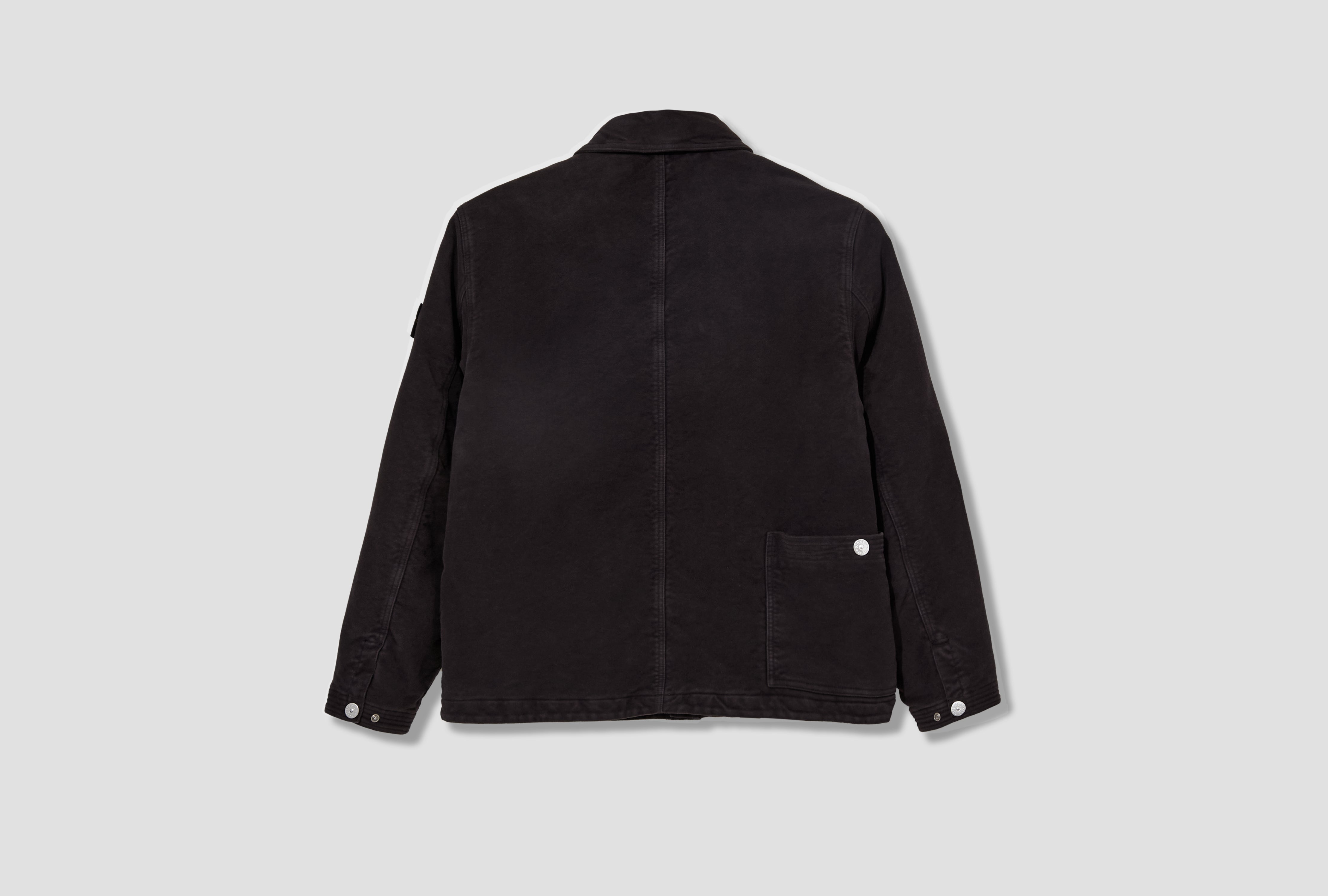 COTTON MOLESKIN-TC ORGANIC COTTON GARMENT DYED K2 S15 41000 55 S0228 Black