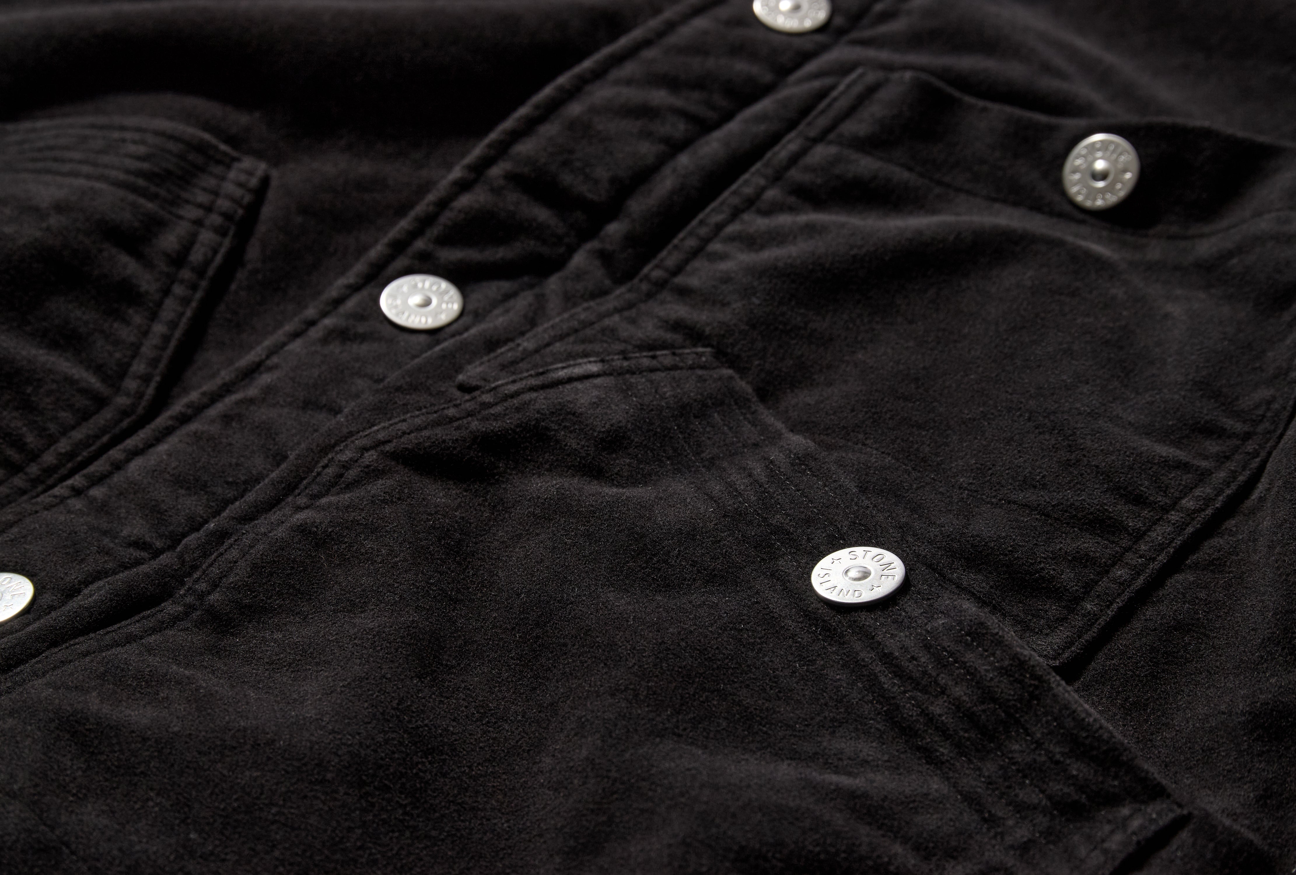 COTTON MOLESKIN-TC ORGANIC COTTON GARMENT DYED K2 S15 41000 55 S0228 Black