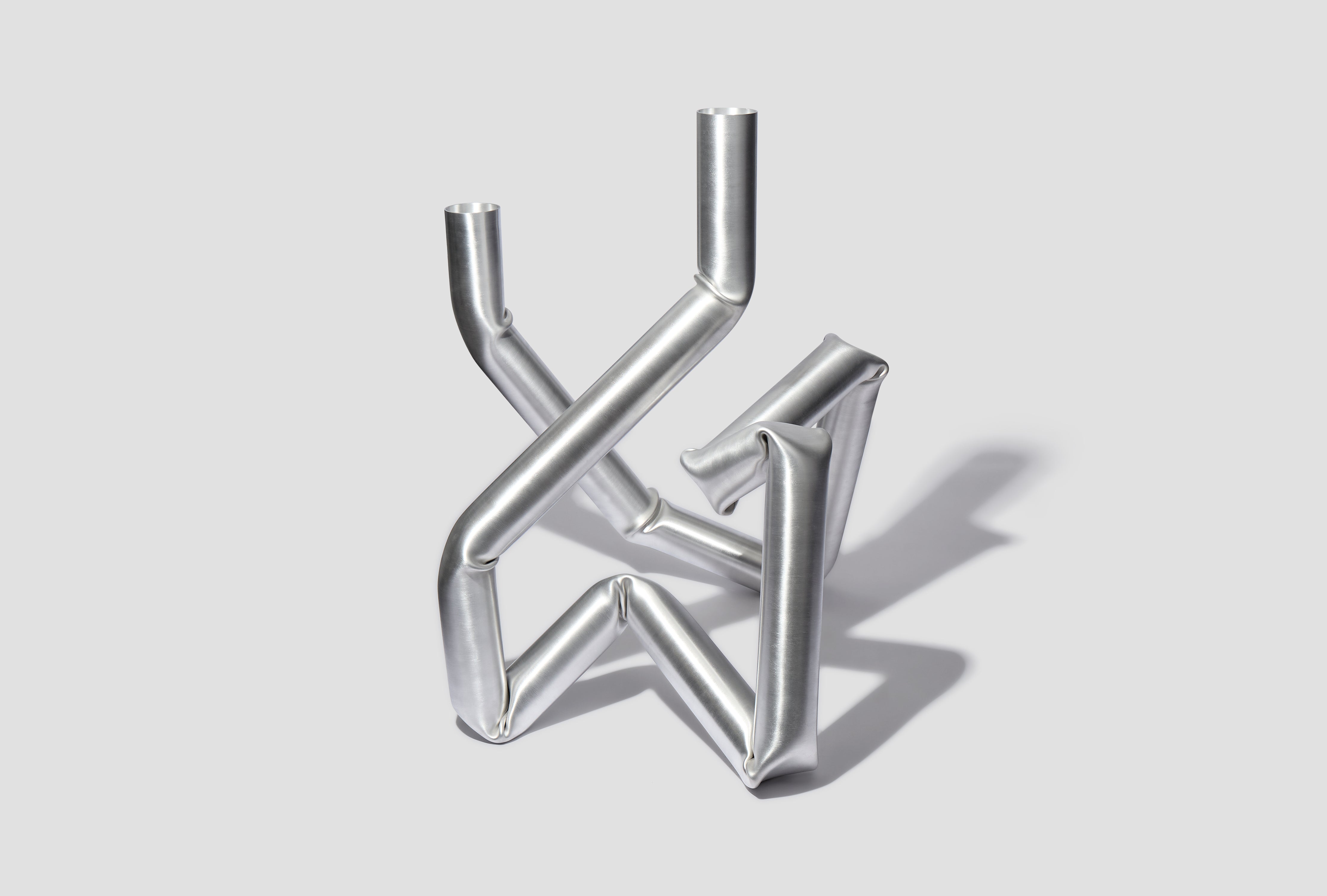 PENNONI CANDELABRA 901 - BRUSHED ALUMINIUM