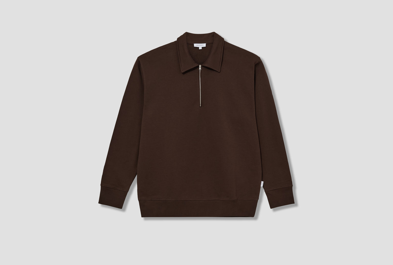 NORSE STANDARD HALF ZIP SWEATSHIRT N20-1386 Brown