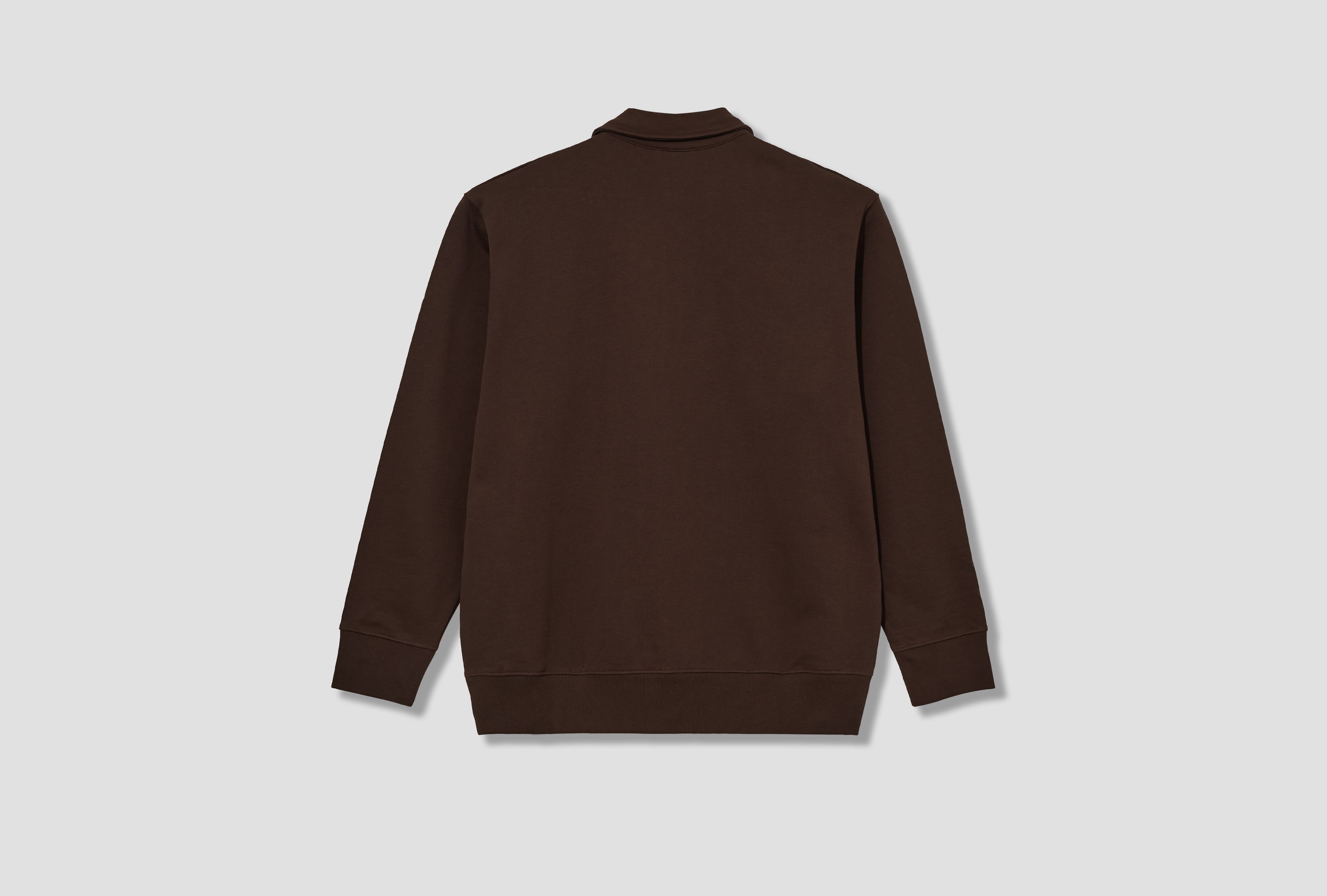NORSE STANDARD HALF ZIP SWEATSHIRT N20-1386 Brown