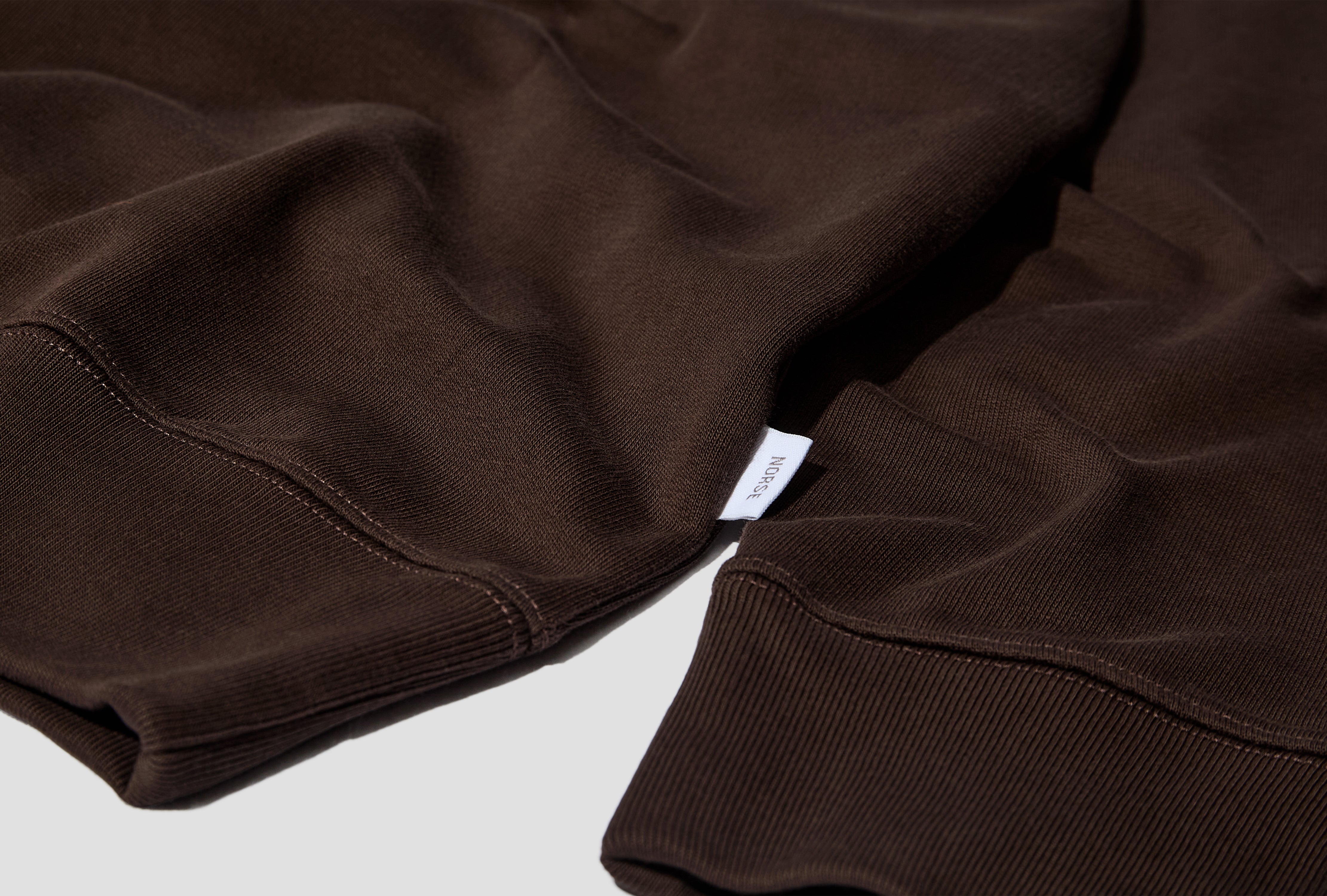 NORSE STANDARD HALF ZIP SWEATSHIRT N20-1386 Brown