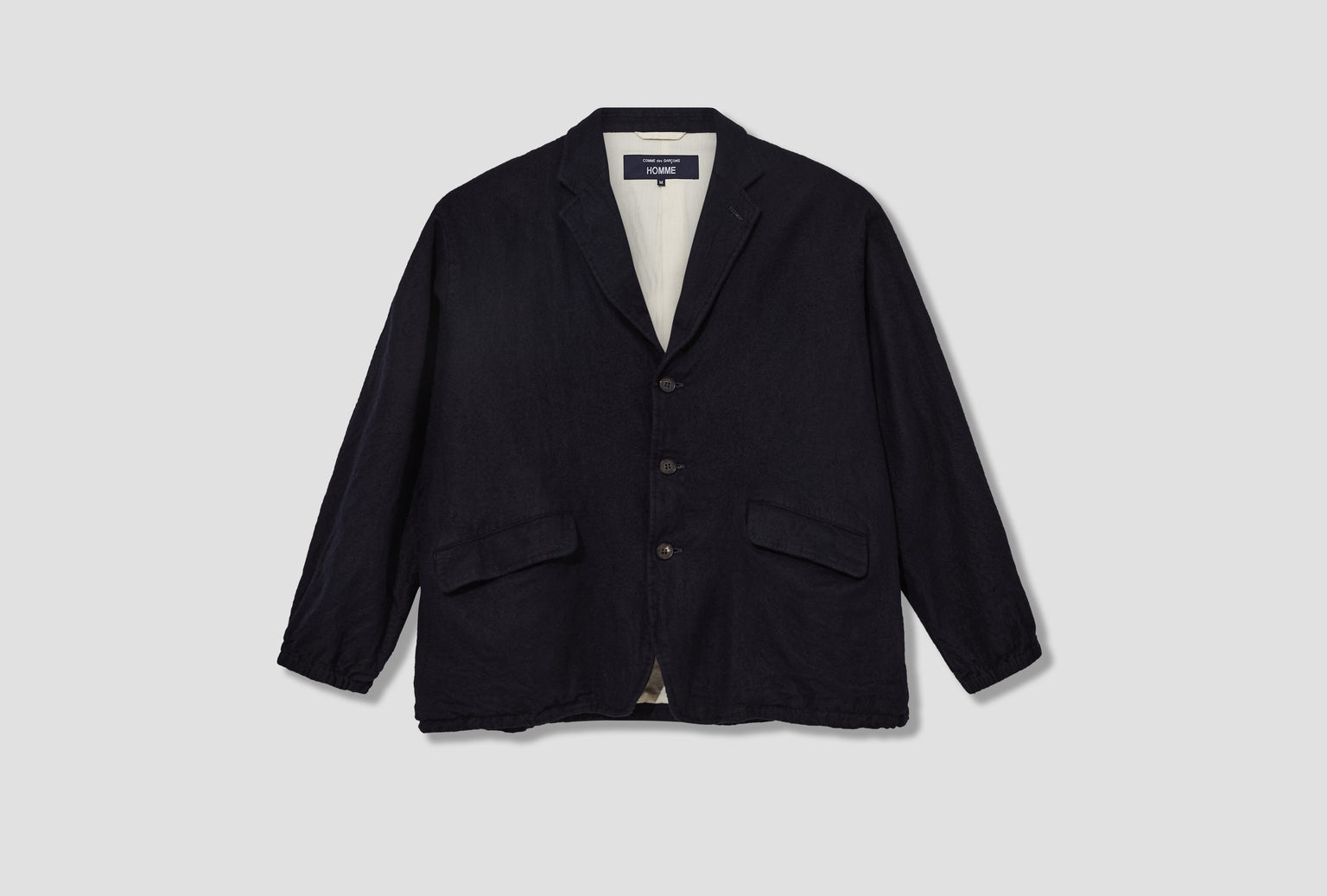 WOOL SERGE GARMENT FULLING HP-J105-W25 Navy
