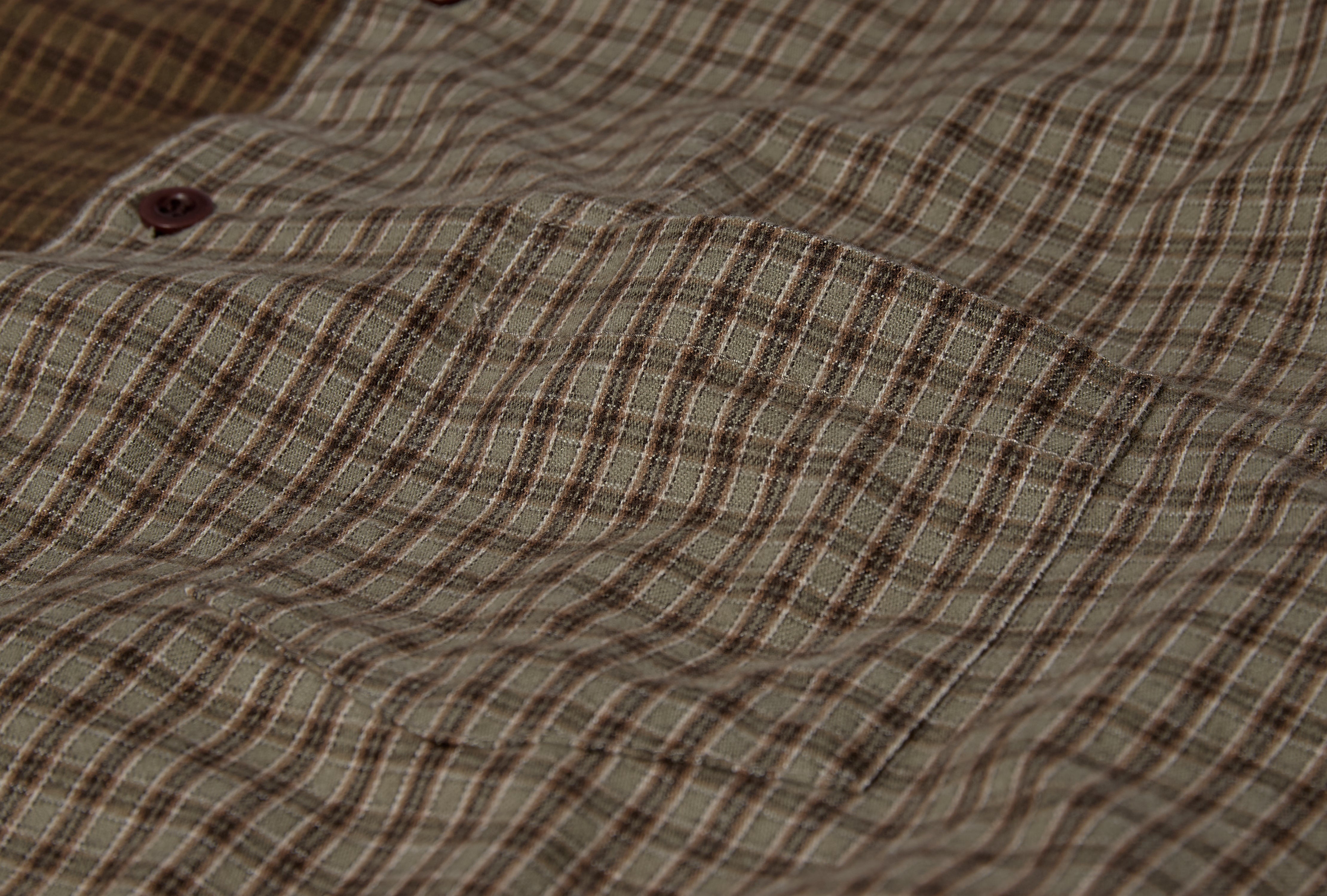 COTTON FLANNEL CHECK HP-B021-W25 Khaki
