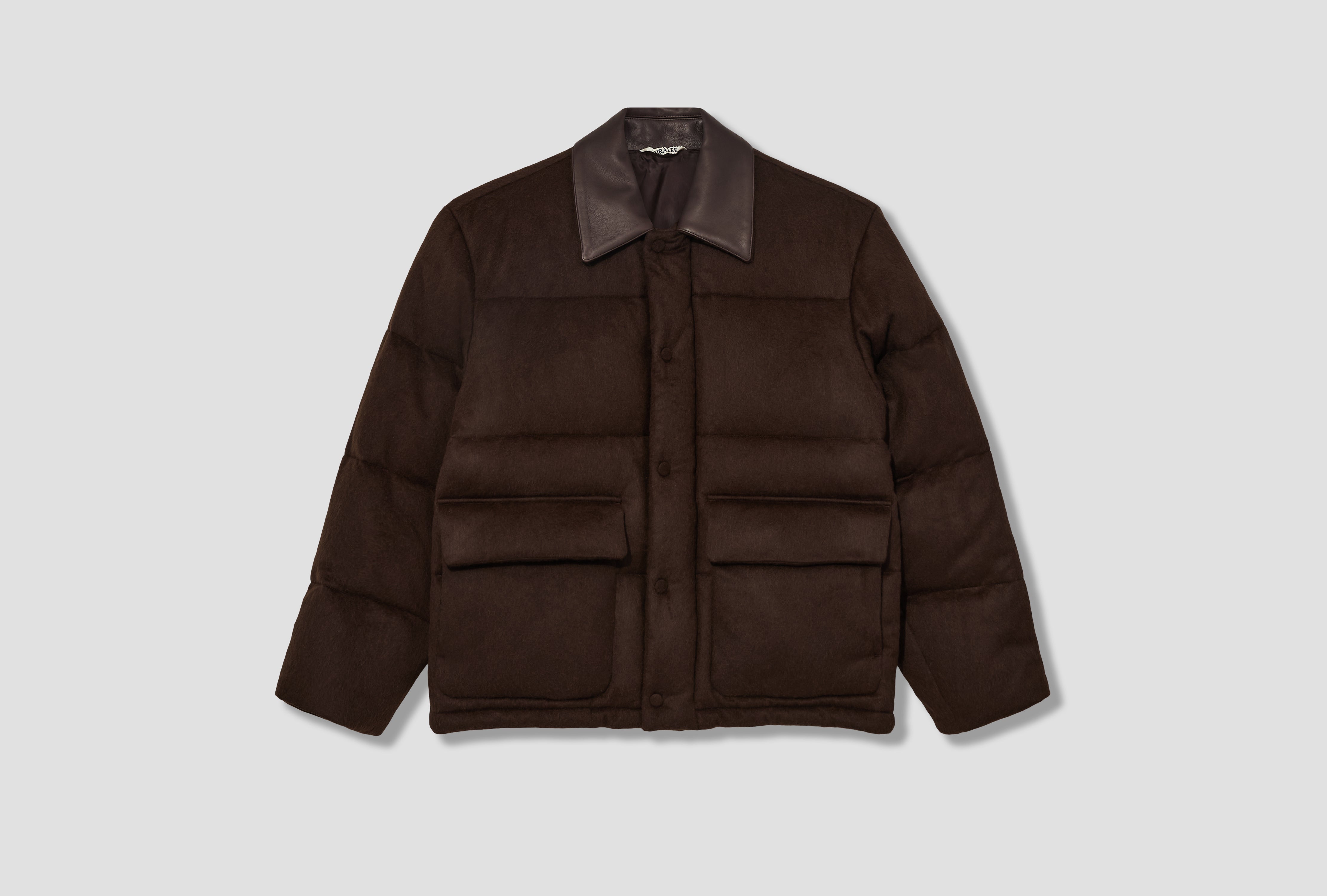 BABY CAMEL FLANNEL DOWN BLOUSON A25AB02BF Dark brown