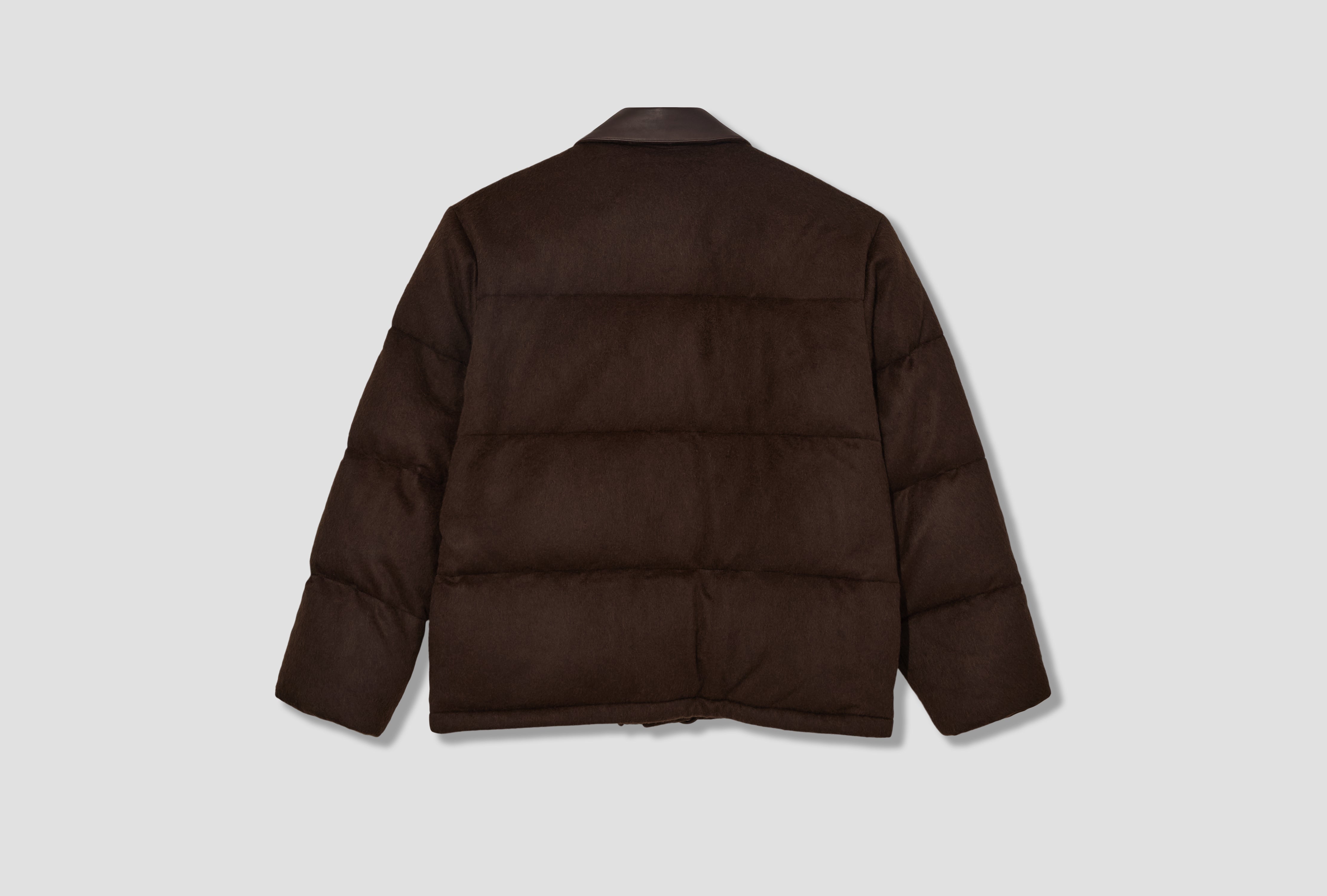 BABY CAMEL FLANNEL DOWN BLOUSON A25AB02BF Dark brown