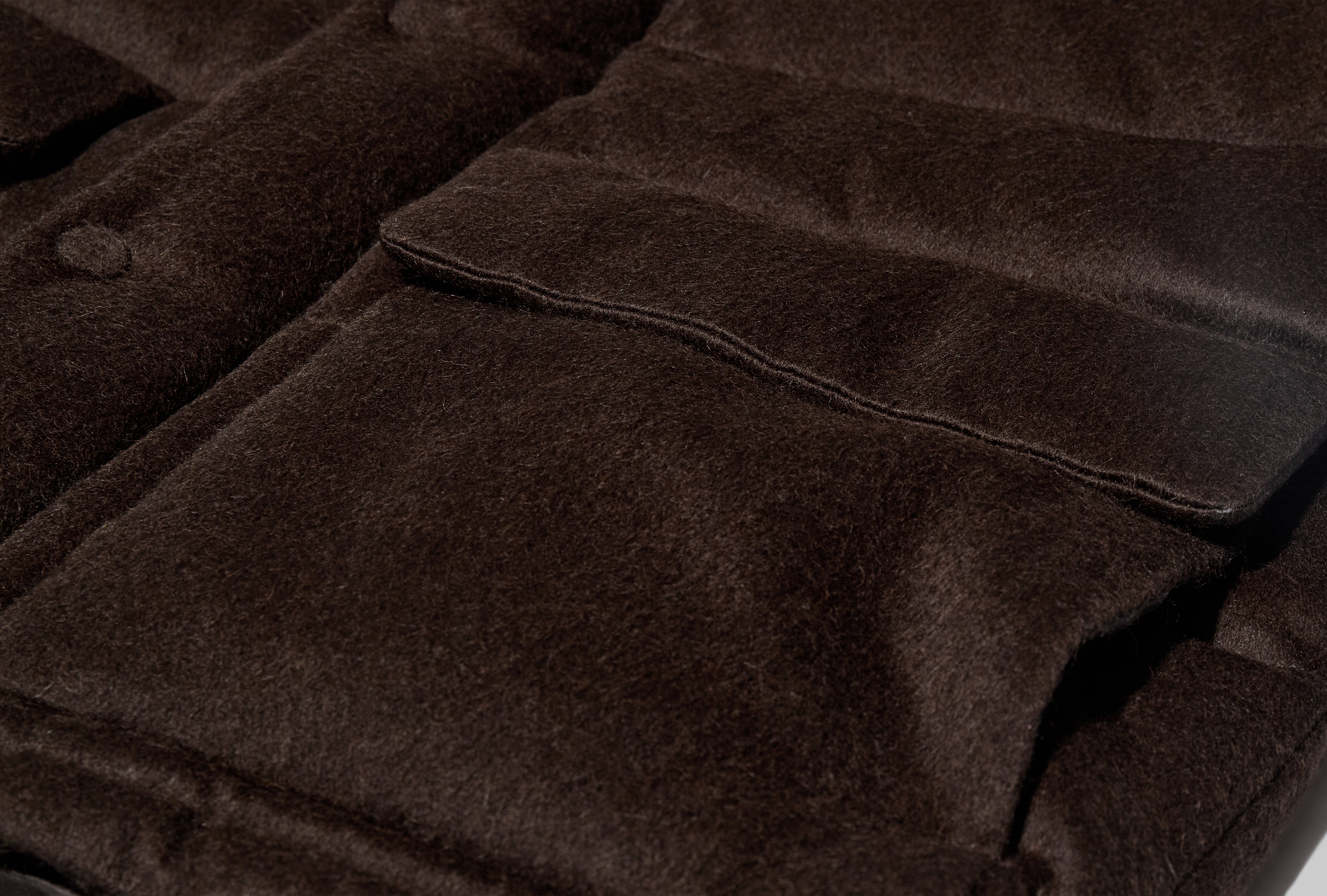 BABY CAMEL FLANNEL DOWN BLOUSON A25AB02BF Dark brown