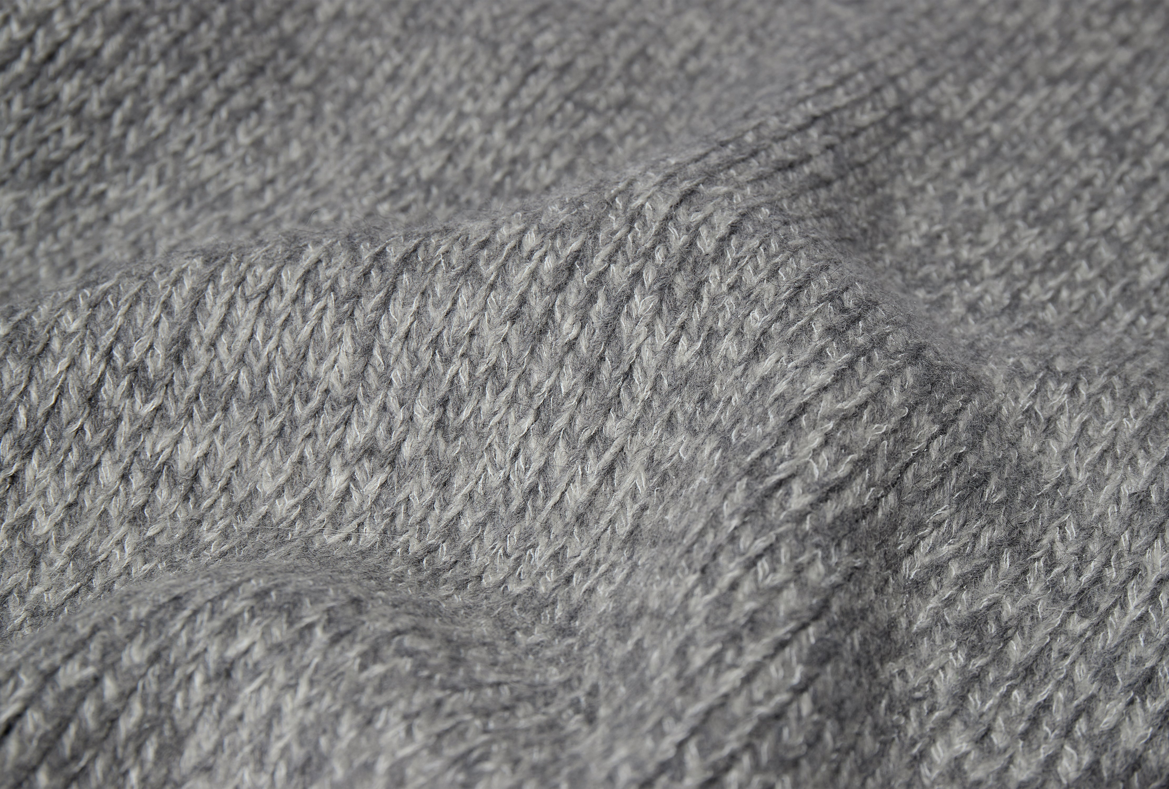 DOUBLE-FACED WOOL ALPACA LOW GAUGE KNIT PULLOVER A25AP02TA Light grey