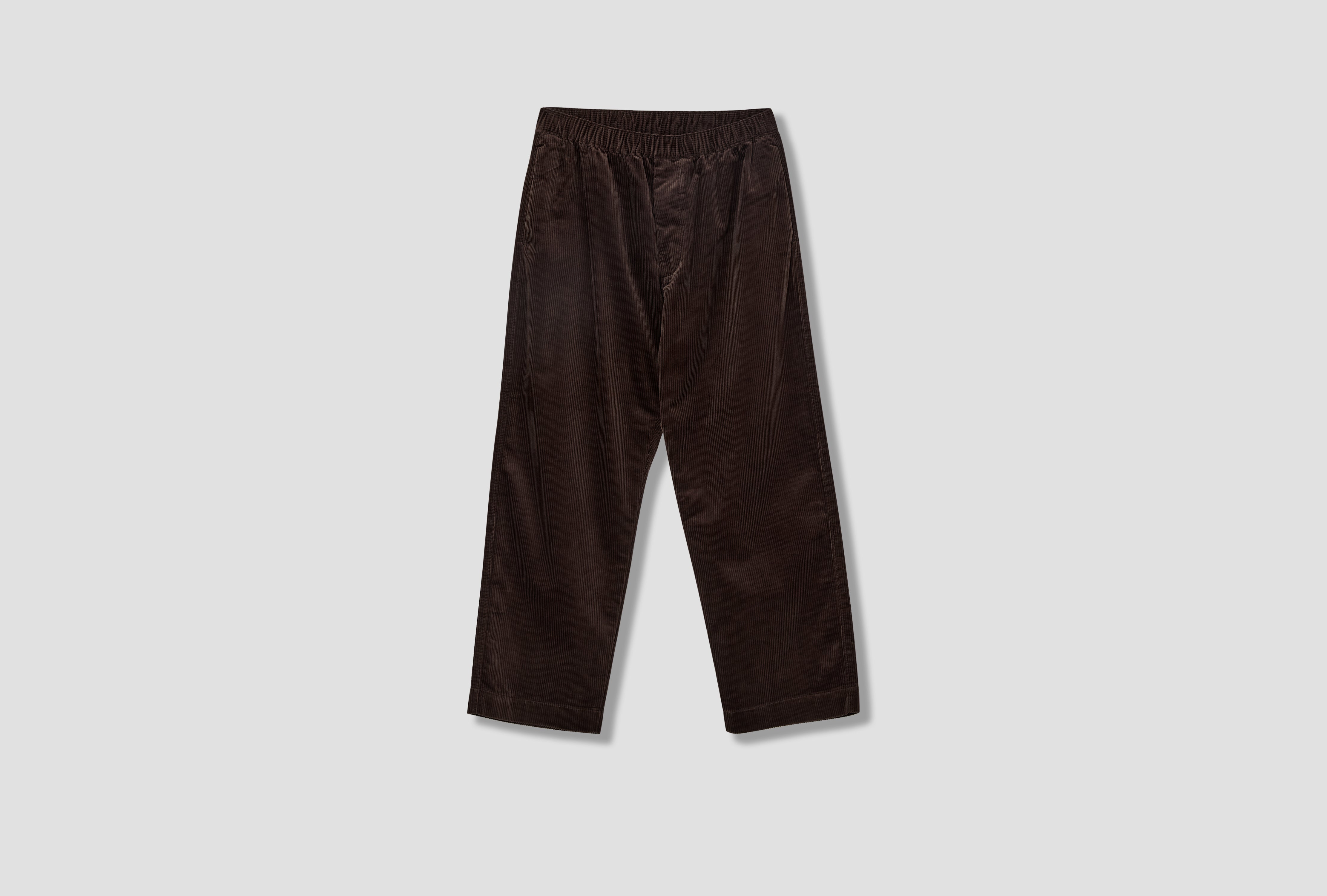 EASY STRAIGHT PANTS - 8W CORDUROY #DT-E0169 CDU Dark brown