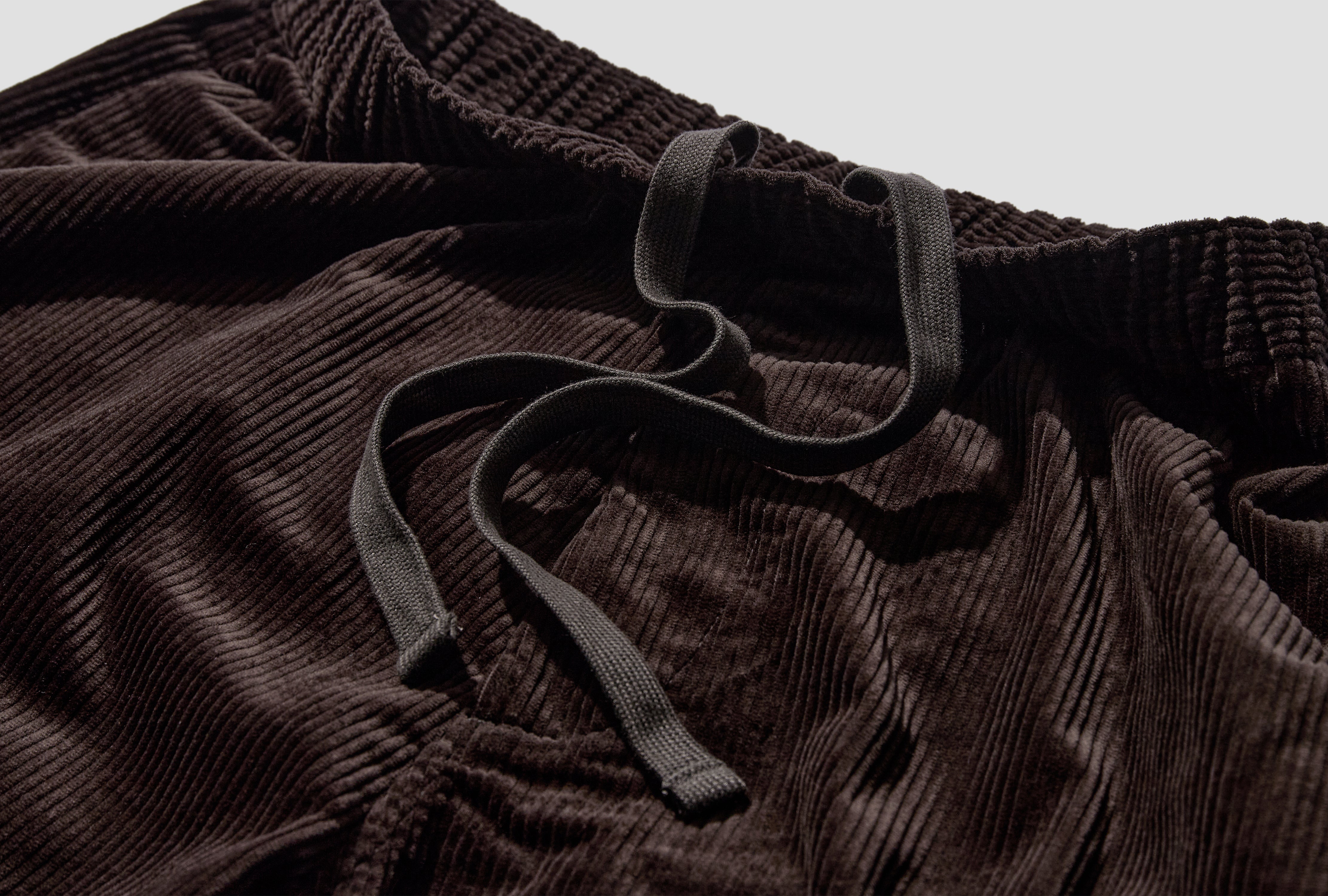 EASY STRAIGHT PANTS - 8W CORDUROY #DT-E0169 CDU Dark brown