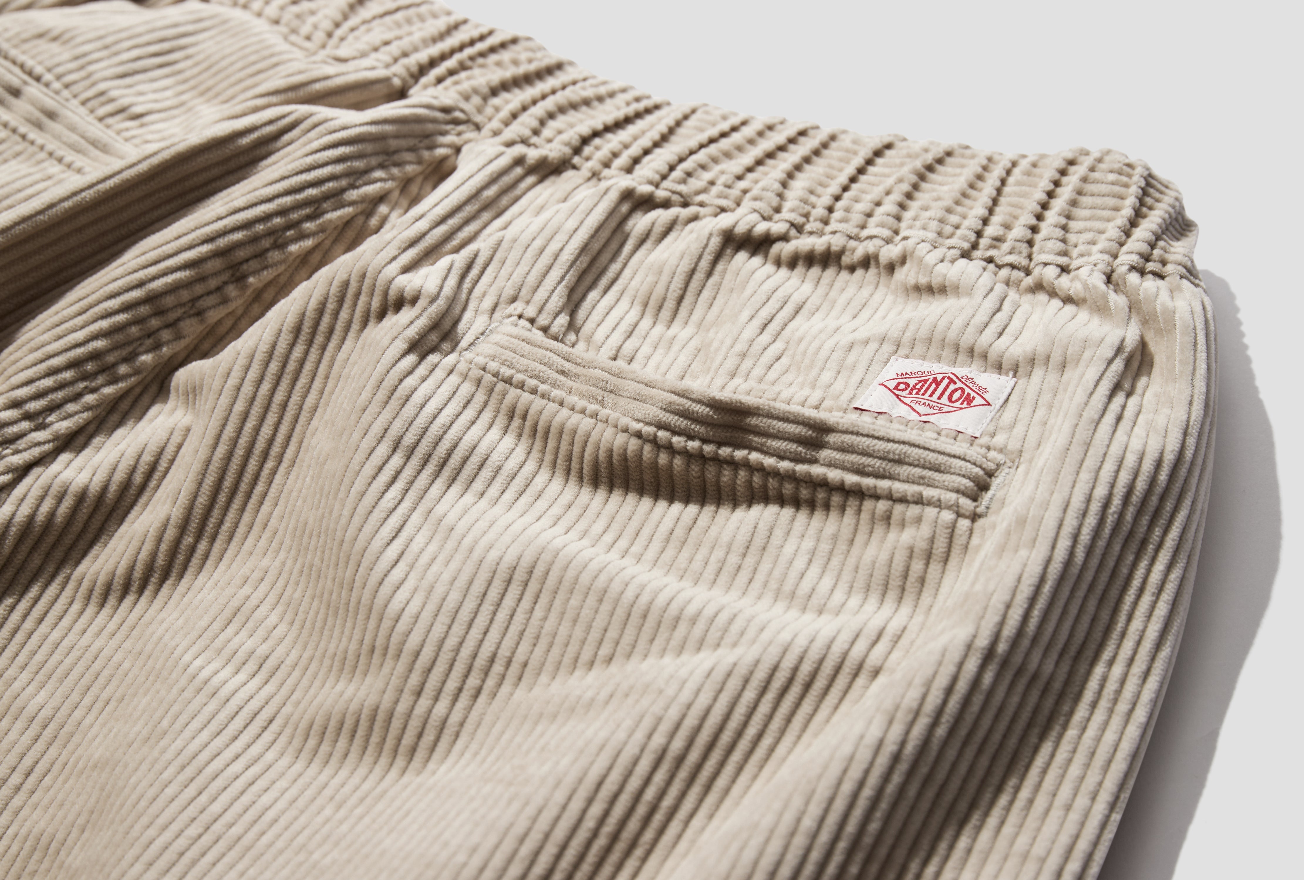 EASY STRAIGHT PANTS - 8W CORDUROY #DT-E0169 CDU Off white