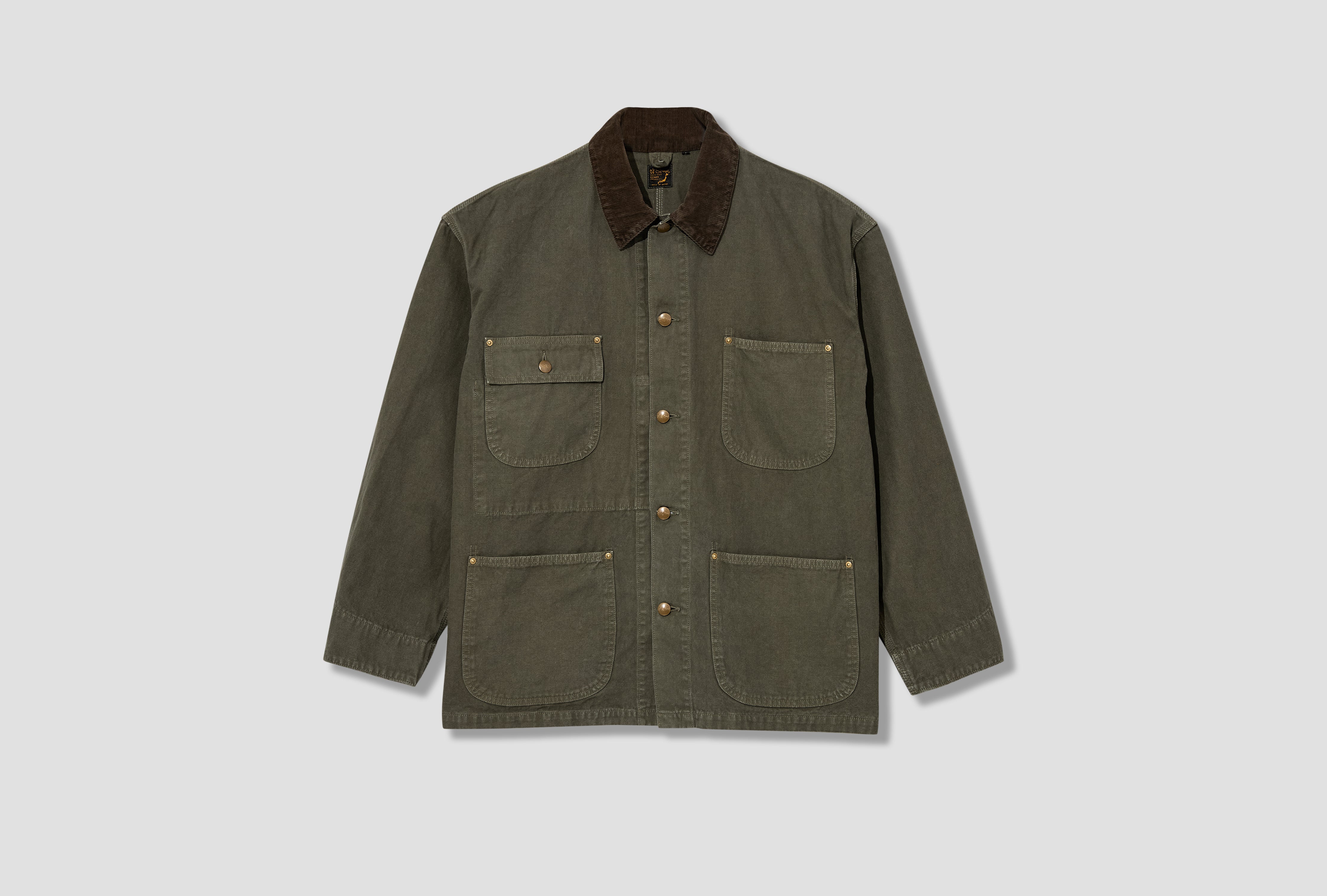 RELAX FIT OXFORD COVERALL - 10/8 OXFORD 01-6034-76S Green