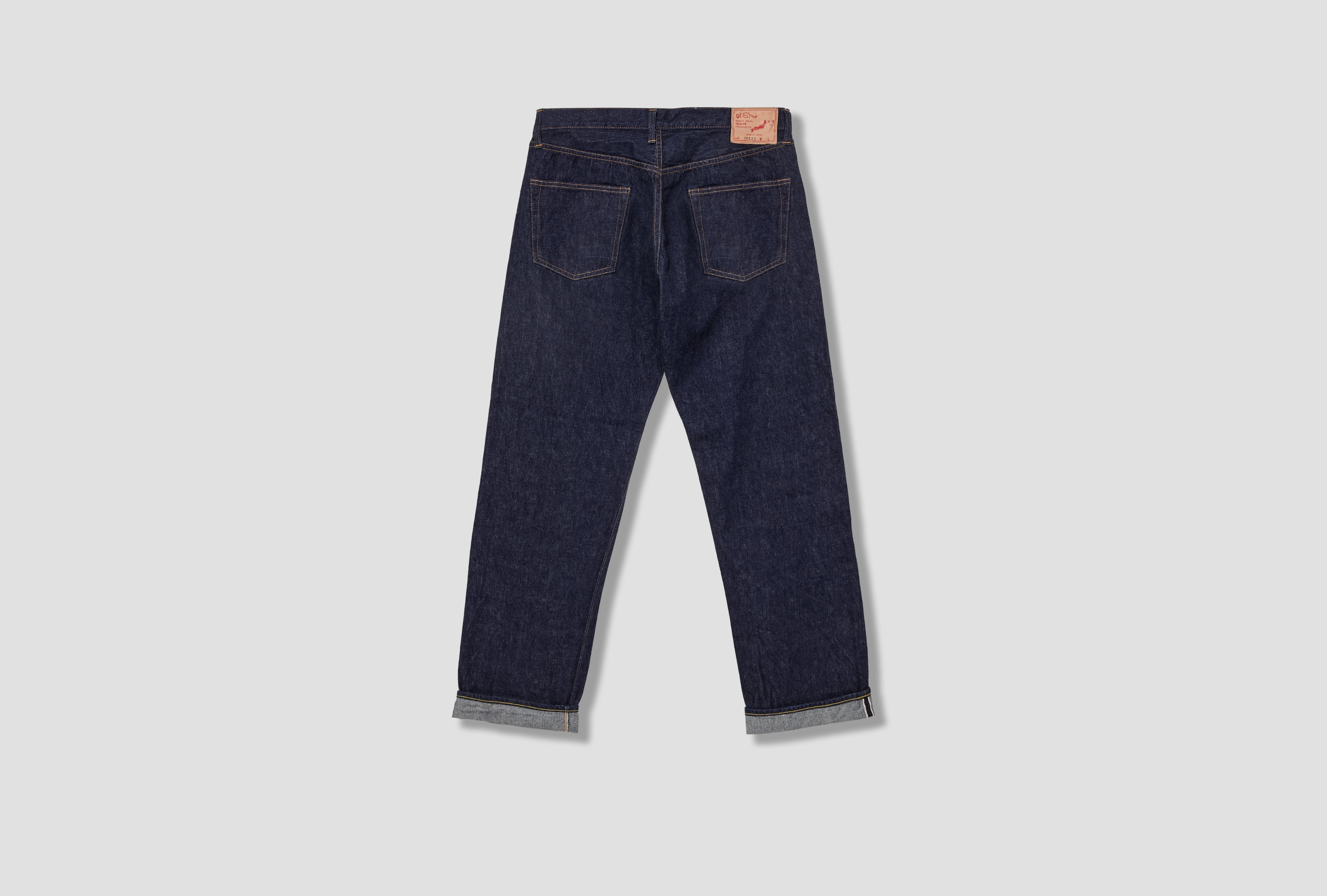 105XX THE 1950S - 13.7OZ ORIGINAL SELVEDGE DENIM / ONE WASH 01-1050XX-81 Blue